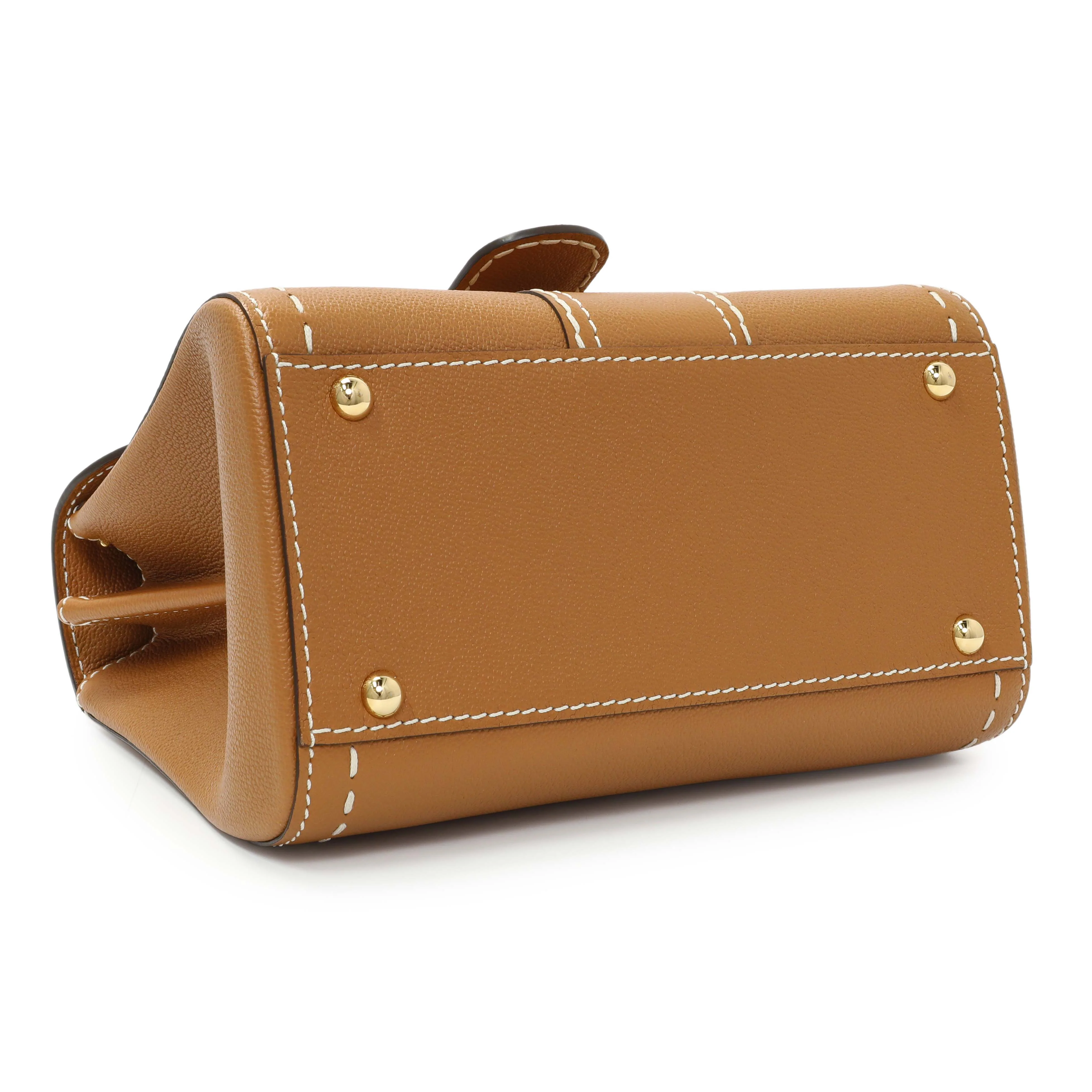 Delvaux Vegetal Grained Rodeo Calfskin Brillant Mini Surpiqué - Image 3