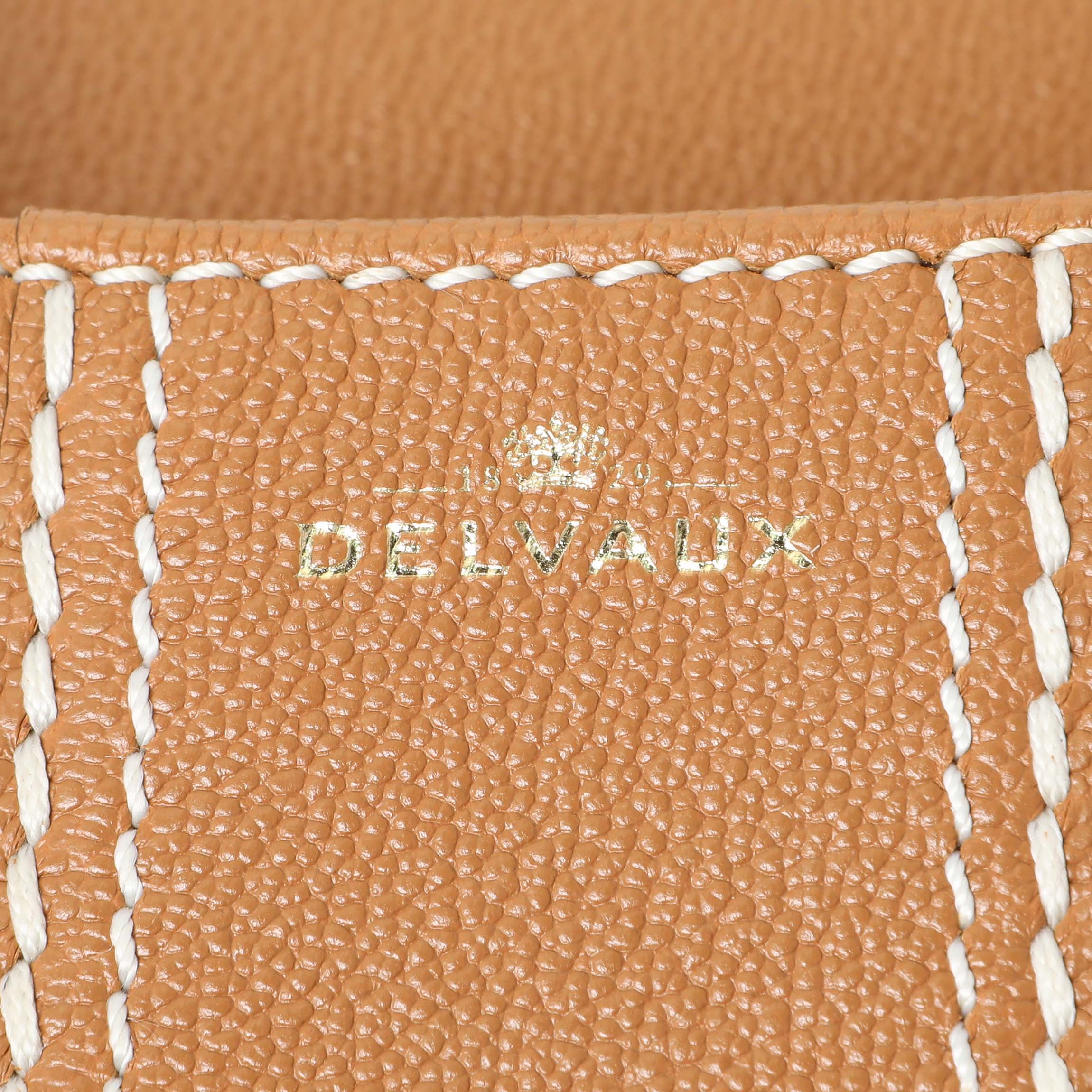 Delvaux Vegetal Grained Rodeo Calfskin Brillant Mini Surpiqué - Image 5