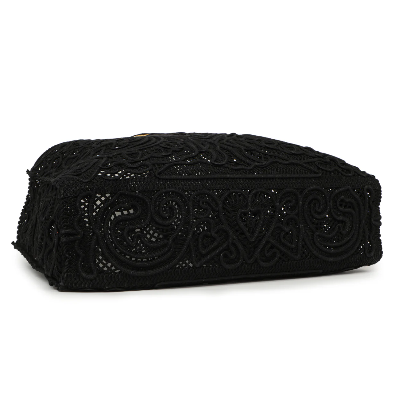 Dolce & Gabbana Black Cordonetto Lace Tote - Image 3