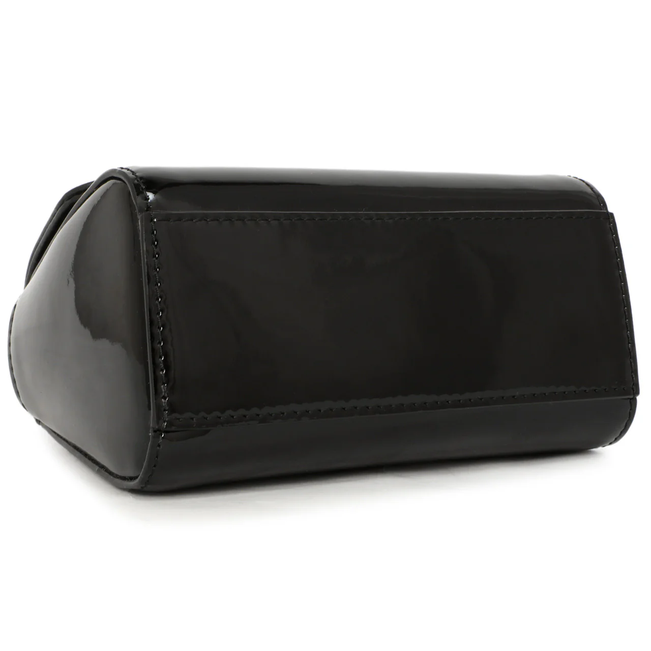 Dolce & Gabbana Black Vernice Mini Satchel - Image 4