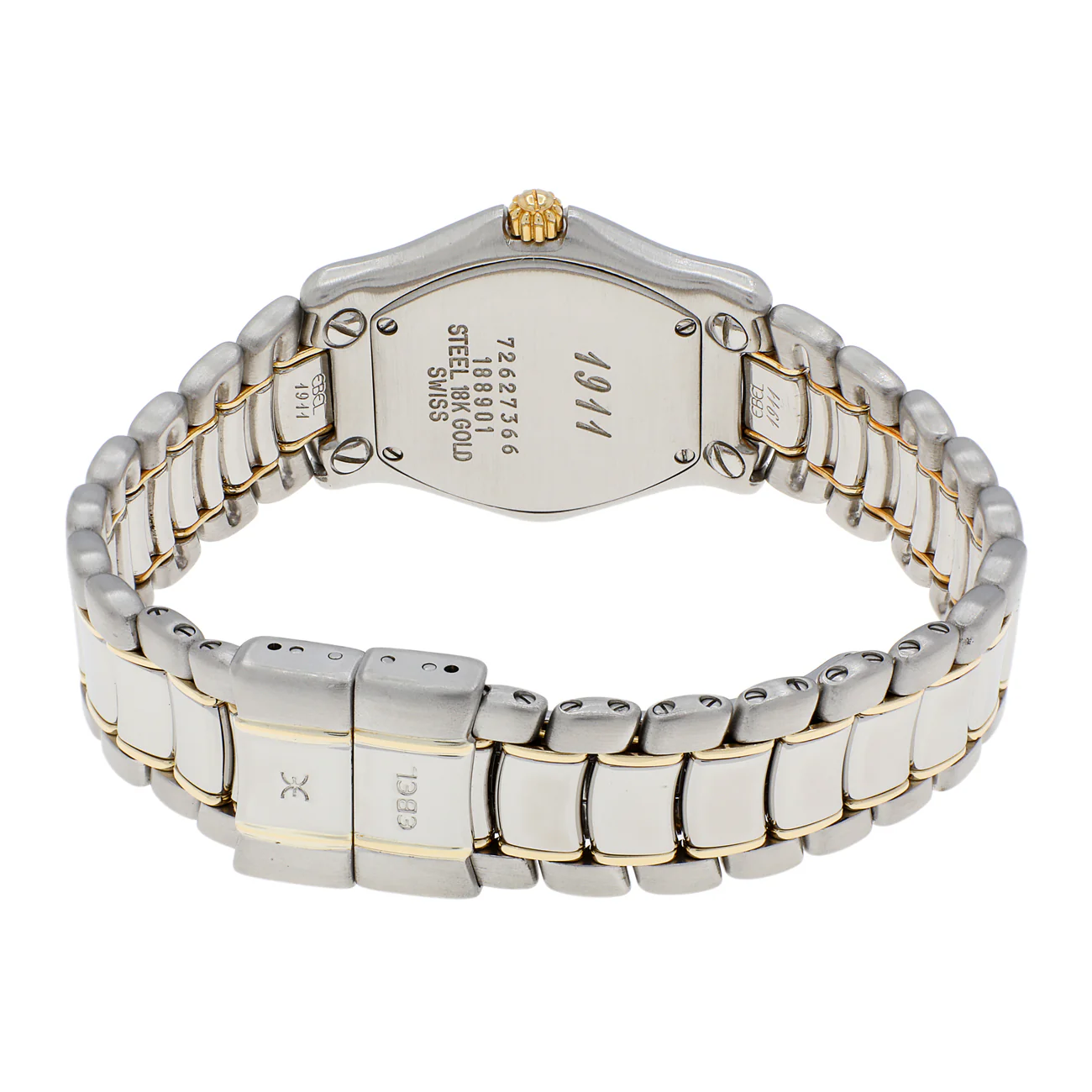 Ebel Stainless Steel 18K Yellow Gold Quartz 1911 - Image 2