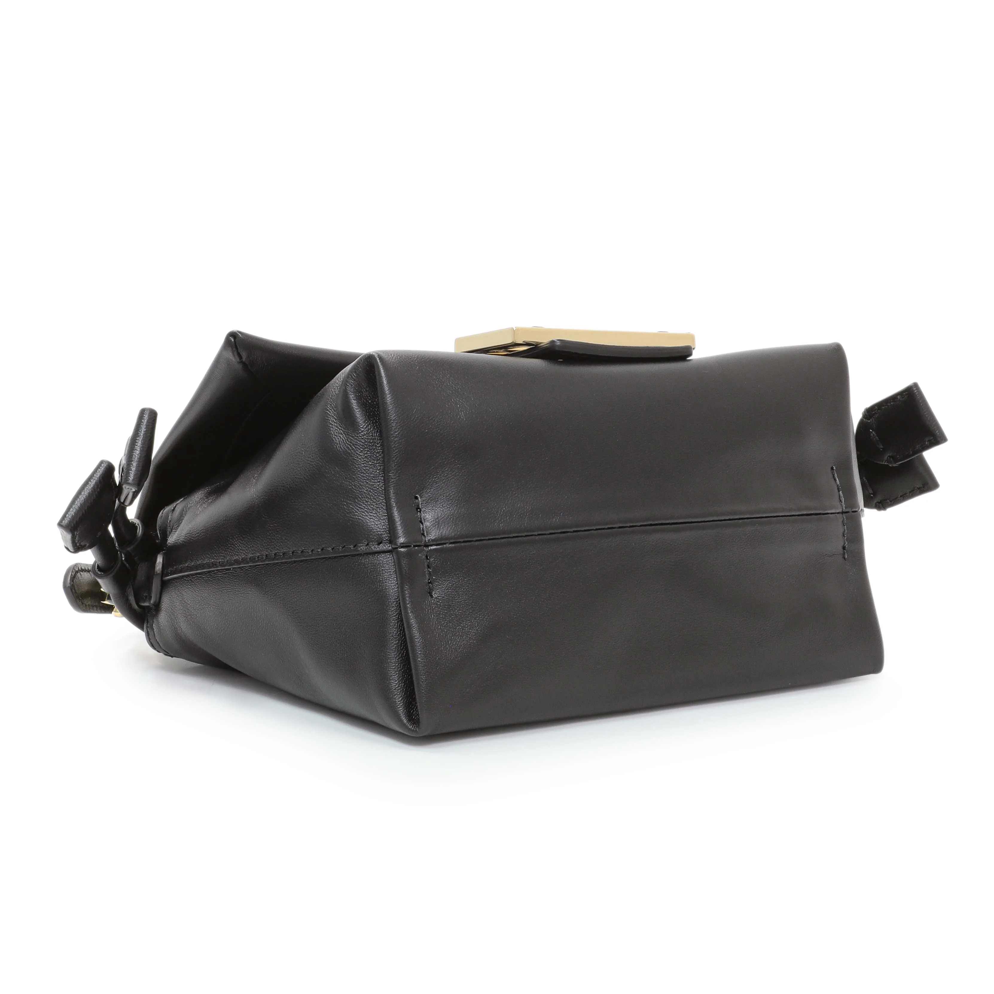 Fendi Black Calfskin Mamma Baguette - Image 3