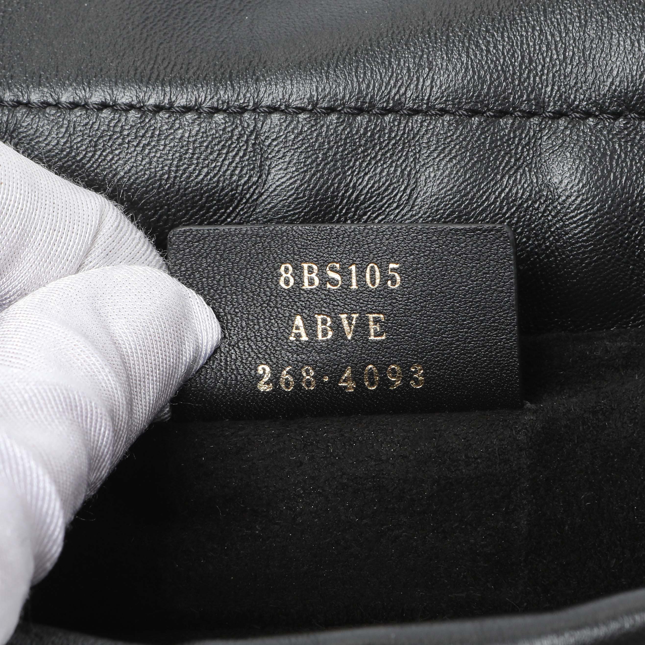 Fendi Black Calfskin Mamma Baguette - Image 6