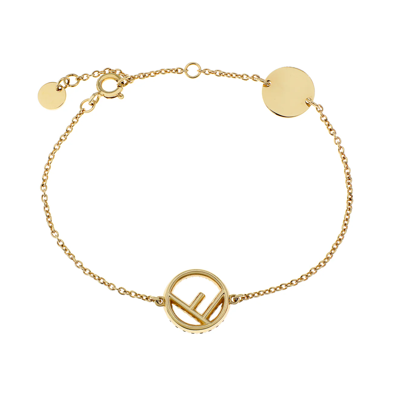 Fendi Black Crystal F Is Fendi Bracelet - Image 2
