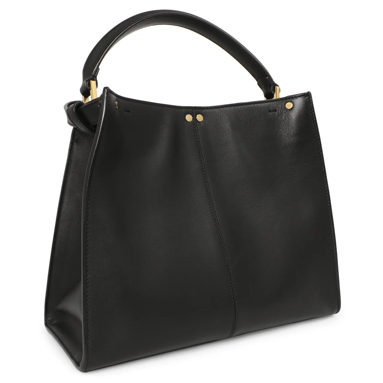 Fendi Black Vitello Seta Medium Peekaboo X-Lite - Image 3
