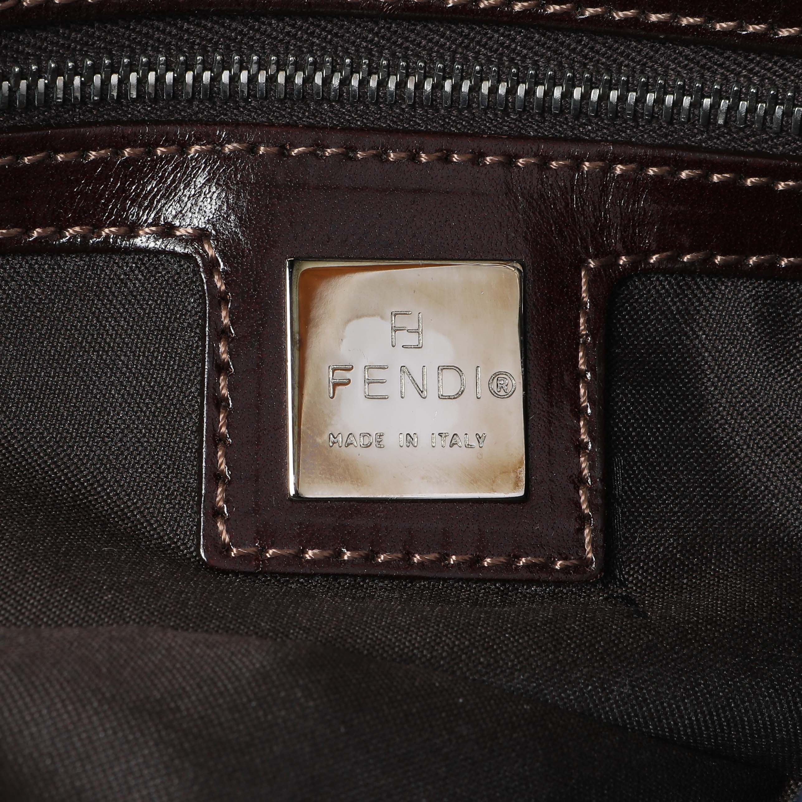 Fendi Blue Denim Baguette - Image 5