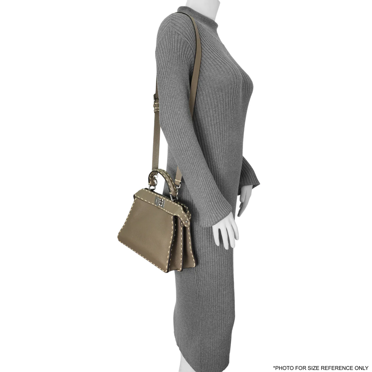 Fendi Cuoio Romano Selleria Small Peekaboo I SEE U Satchel - Image 11