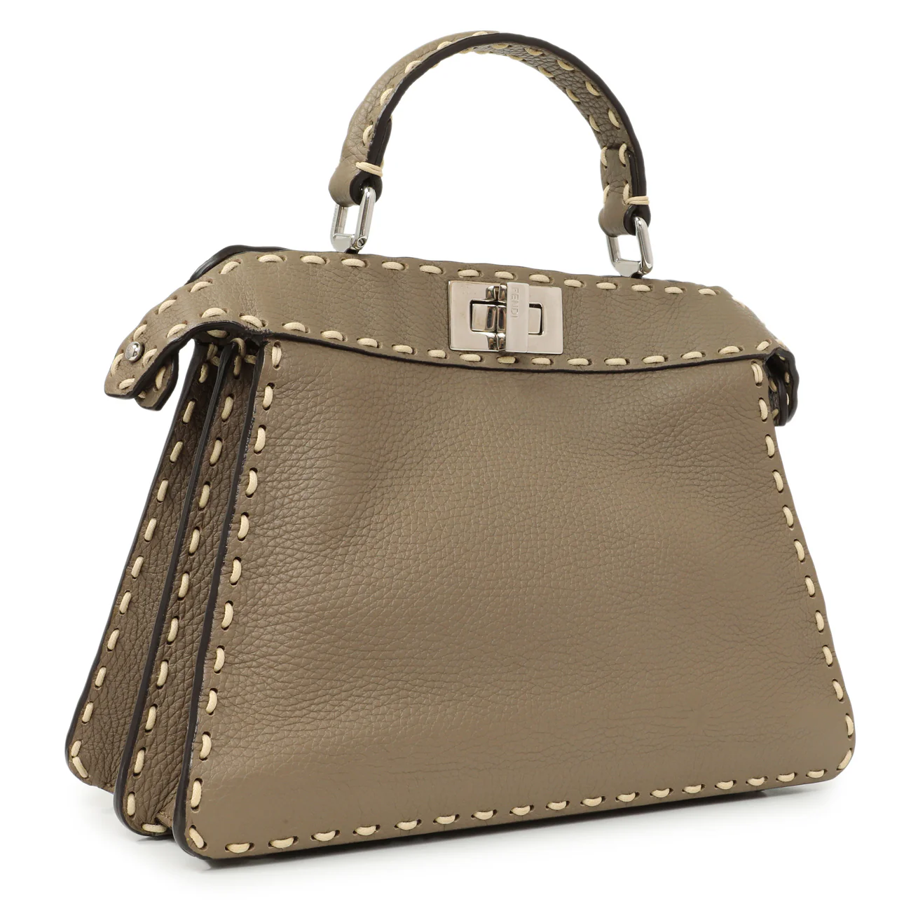Fendi Cuoio Romano Selleria Small Peekaboo I SEE U Satchel - Image 2