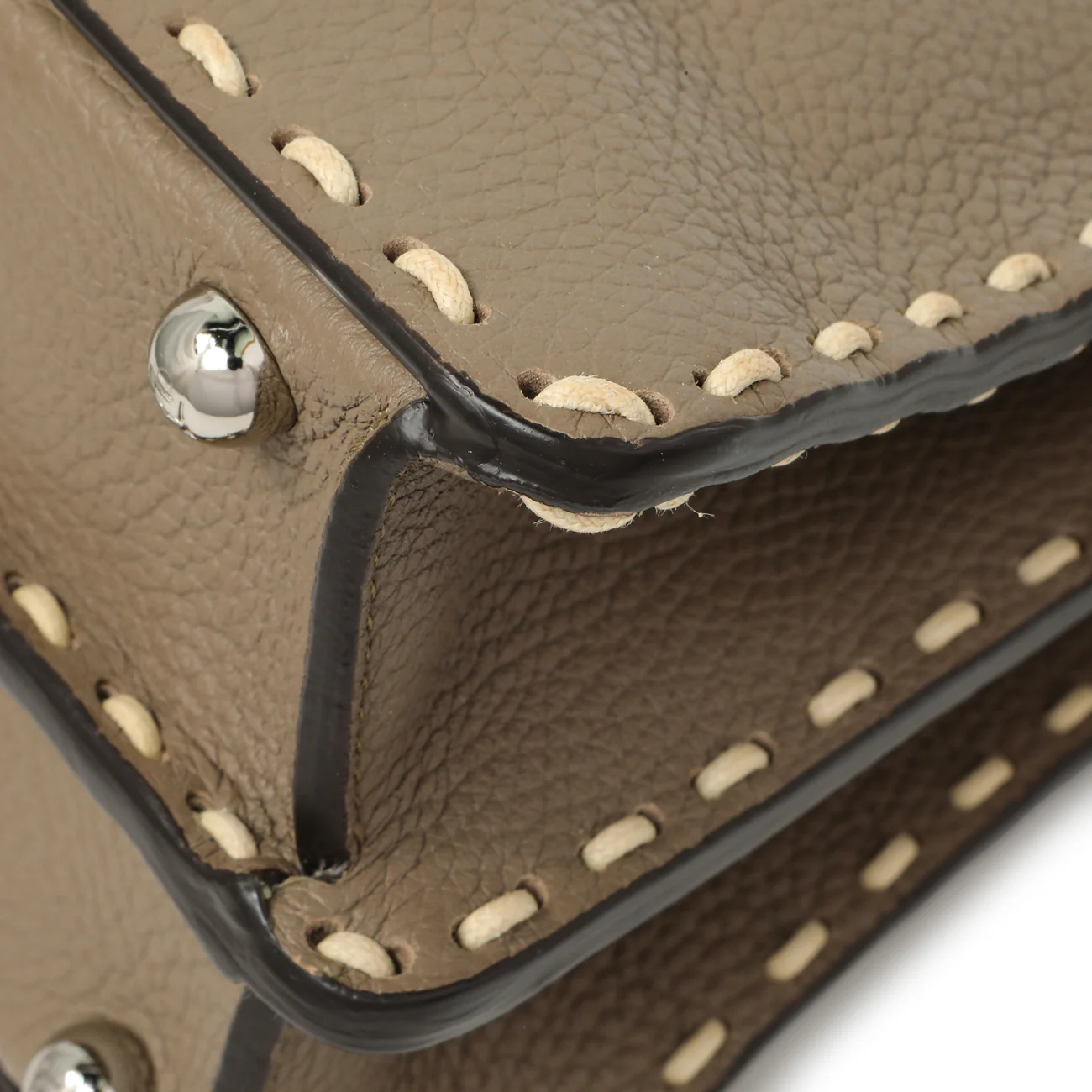 Fendi Cuoio Romano Selleria Small Peekaboo I SEE U Satchel - Image 7