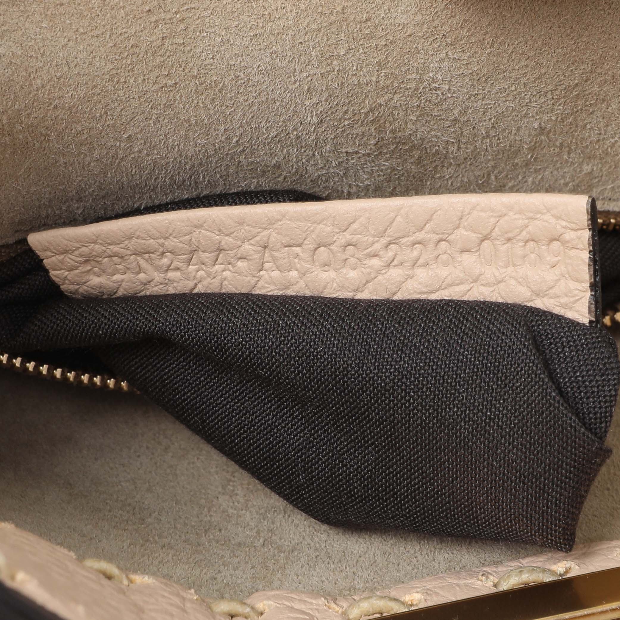 Fendi Cuoio Romano Selleria Mini Peekaboo Iconic Satchel - Image 6