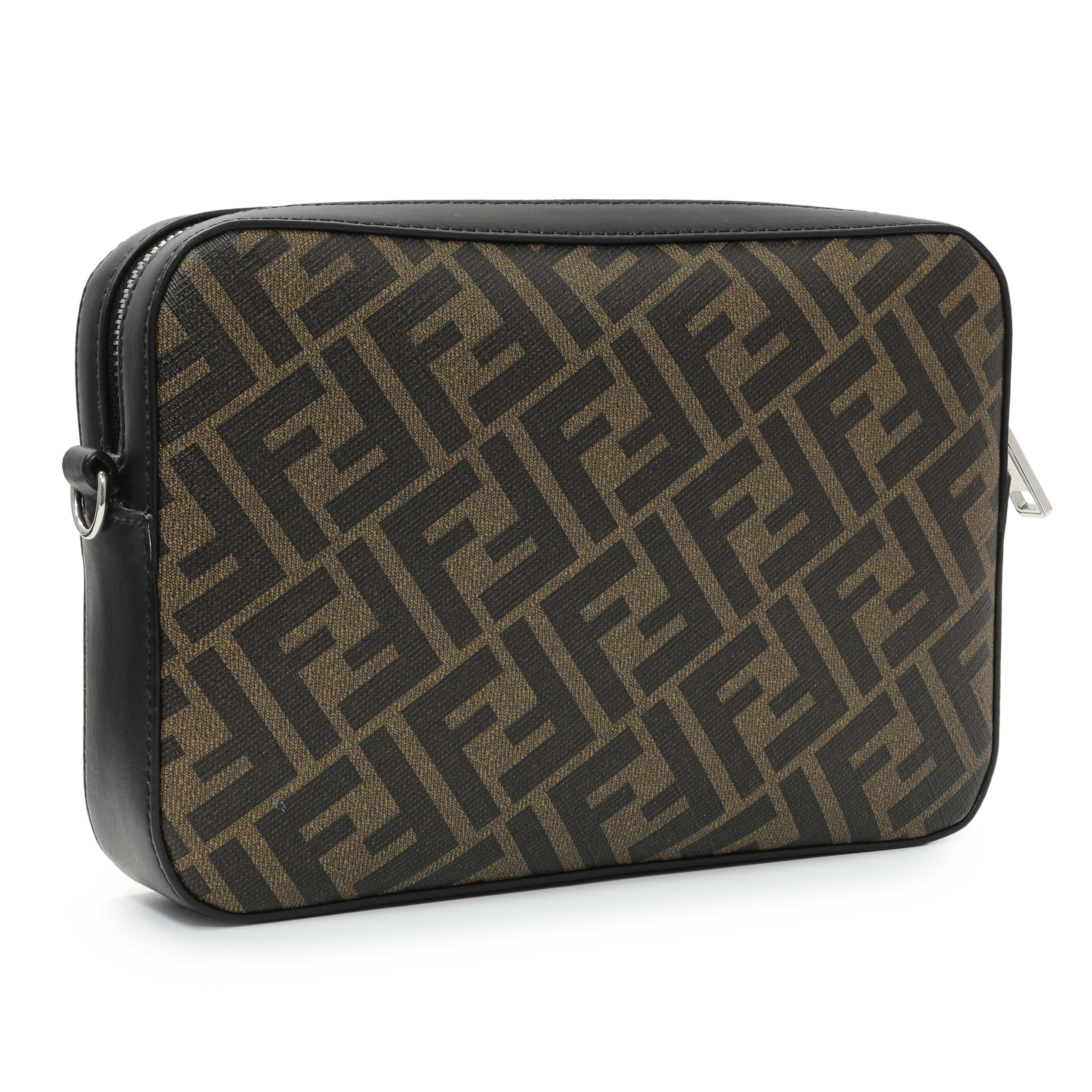 Fendi Diagonal Brown FF Canvas Camera Case - Image 2