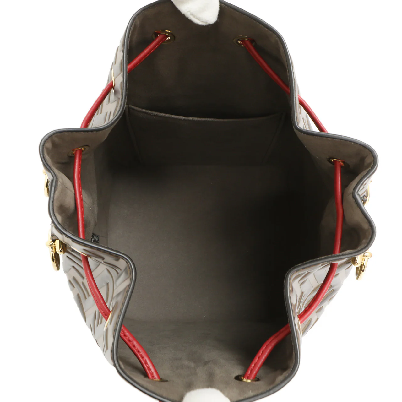Fendi FF 1974 Embossed Calfskin Grande Mon Tresor Bucket Bag - Image 10