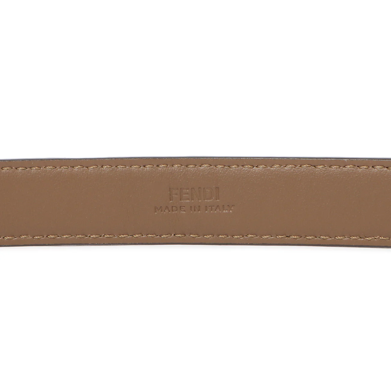 Fendi Glazed Canvas Vitello Century FF 1974 Nano Baguette Belt Bag - Image 7