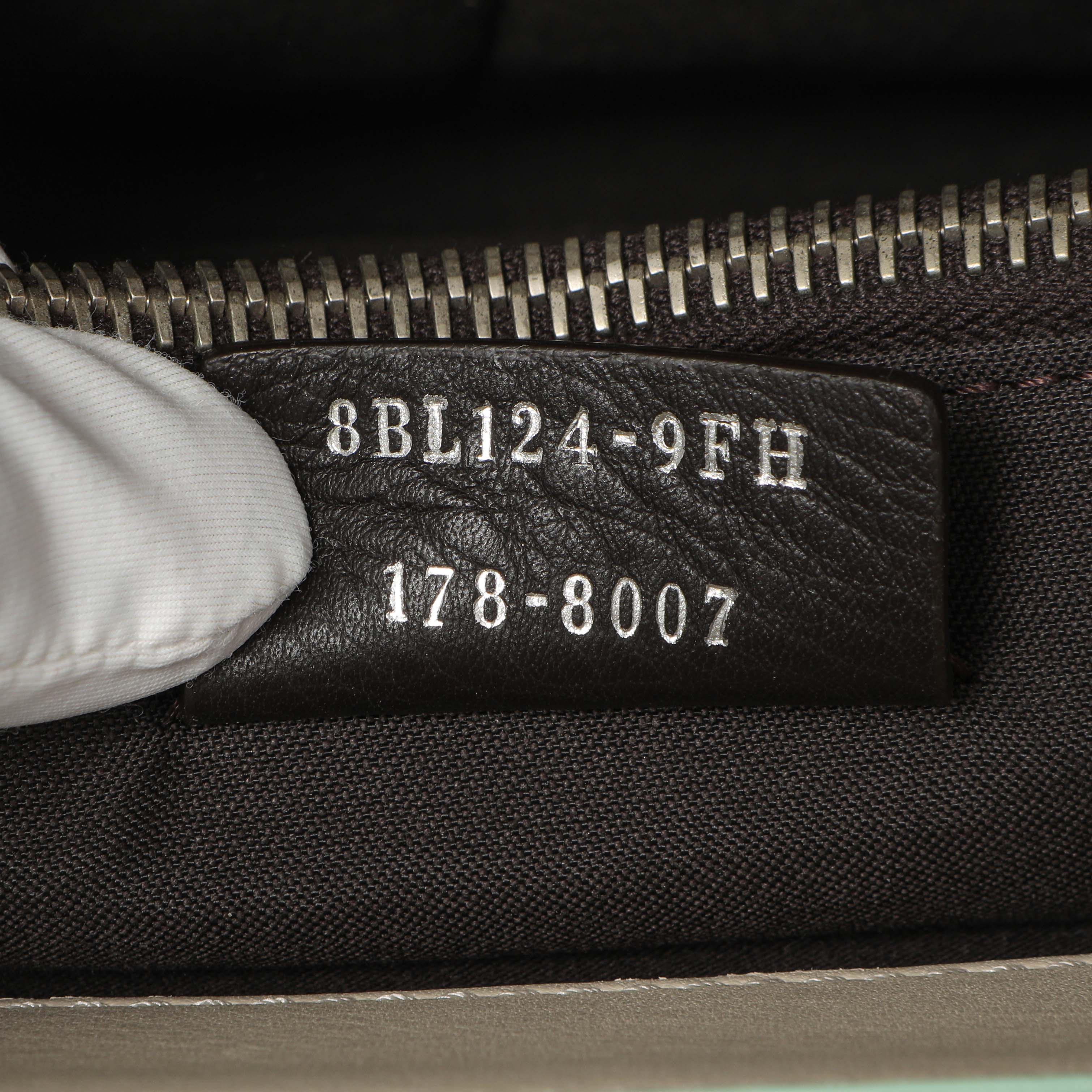 Fendi Grey Vitello Dolce Studded Medium By The Way - Image 6