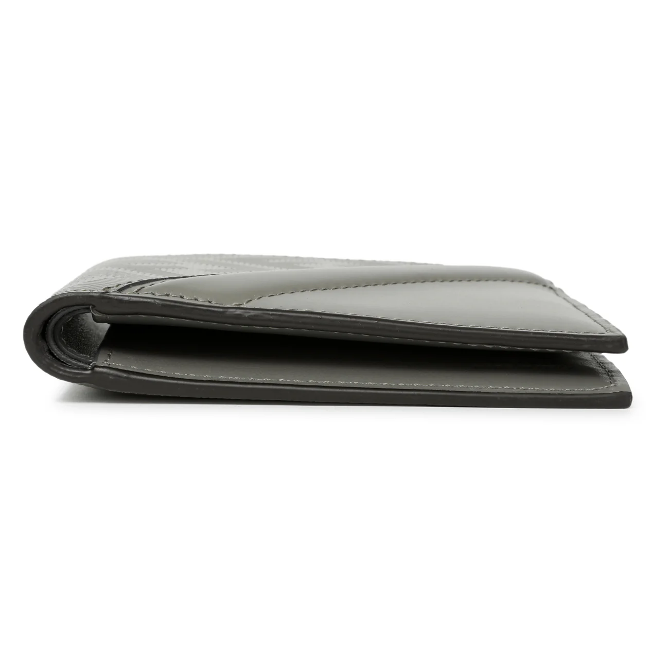 Fendi Grey Vitello King Diagonal Bifold Wallet - Image 3