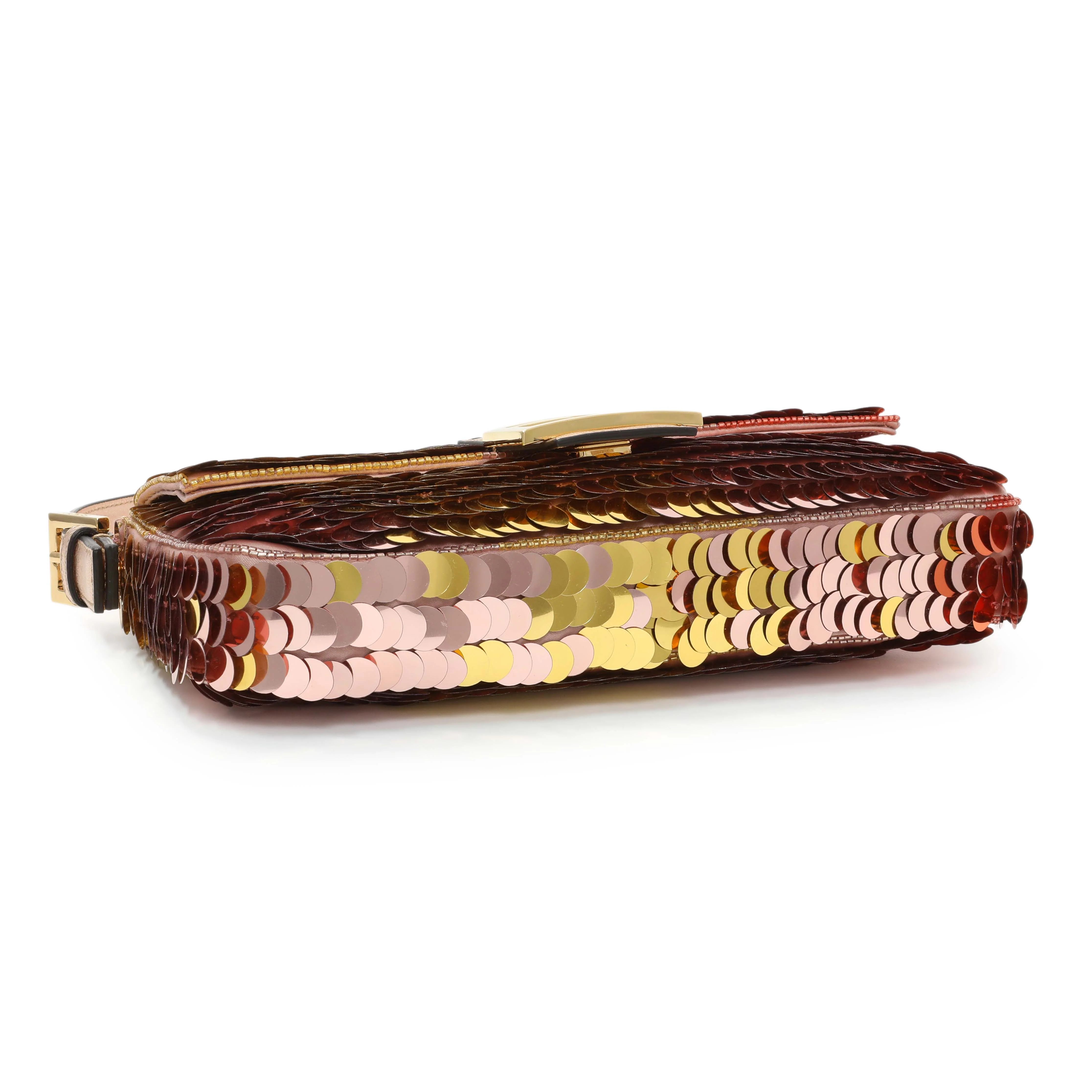 Fendi Multicolor Sequin Baguette - Image 3