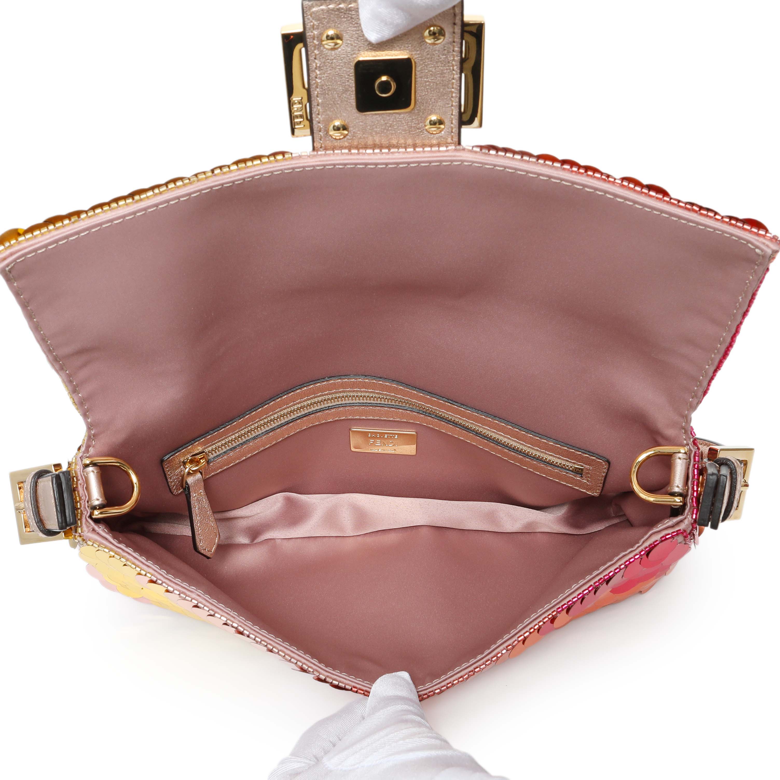 Fendi Multicolor Sequin Baguette - Image 4