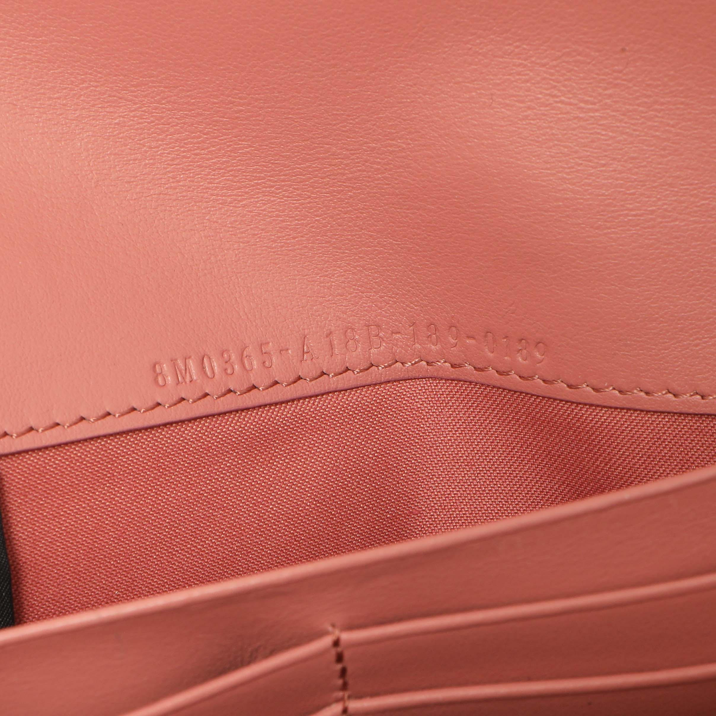 Fendi Pink Vitello Cruise F is Fendi Continental Envelope Wallet on Chain - Image 6