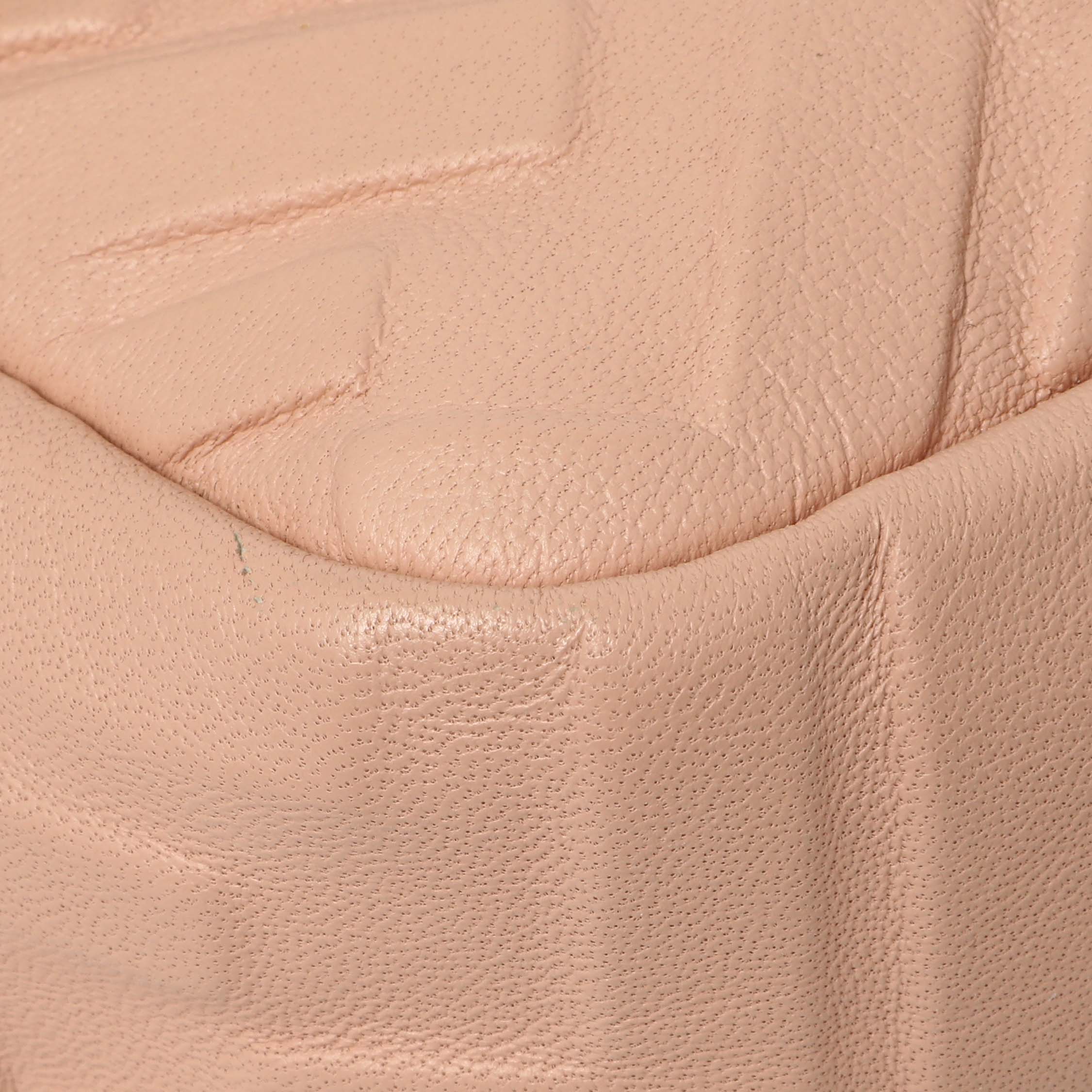 Fendi Rosa Bourbon Nappa FF 1974 Embossed Baguette - Image 4