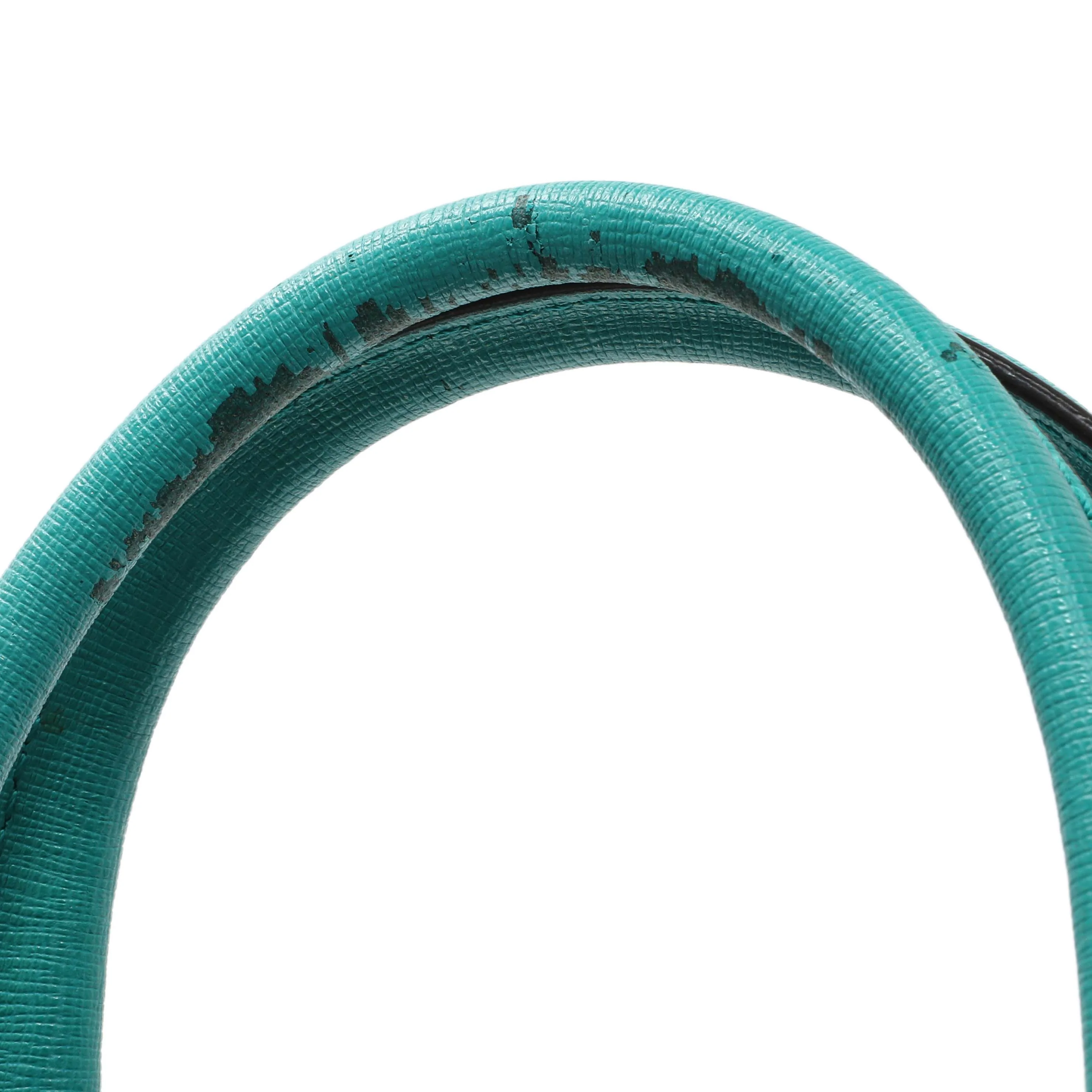 Fendi Teal Vitello Elite Petite 2Jours Tote - Image 9