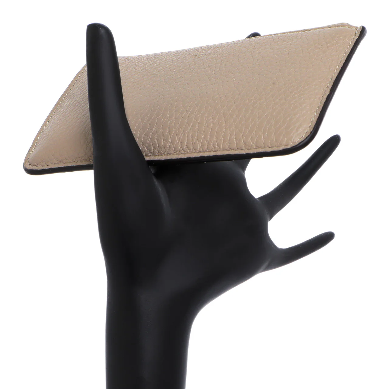 Fendi Tortora Cuoio Romano Vitello Grace Key Case Pouch - Image 7