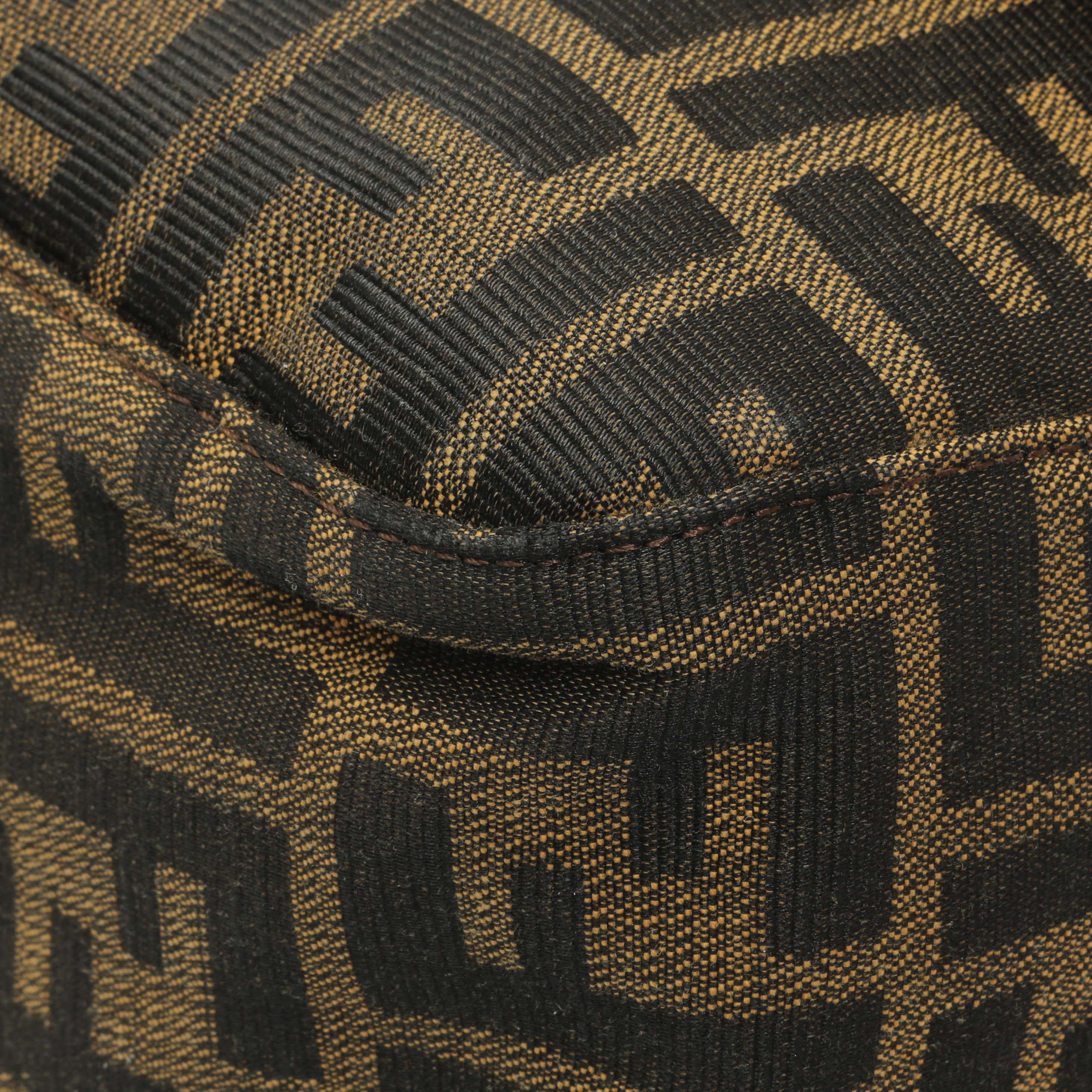Fendi Zucca Mama Baguette Zip Shoulder Bag - Image 5