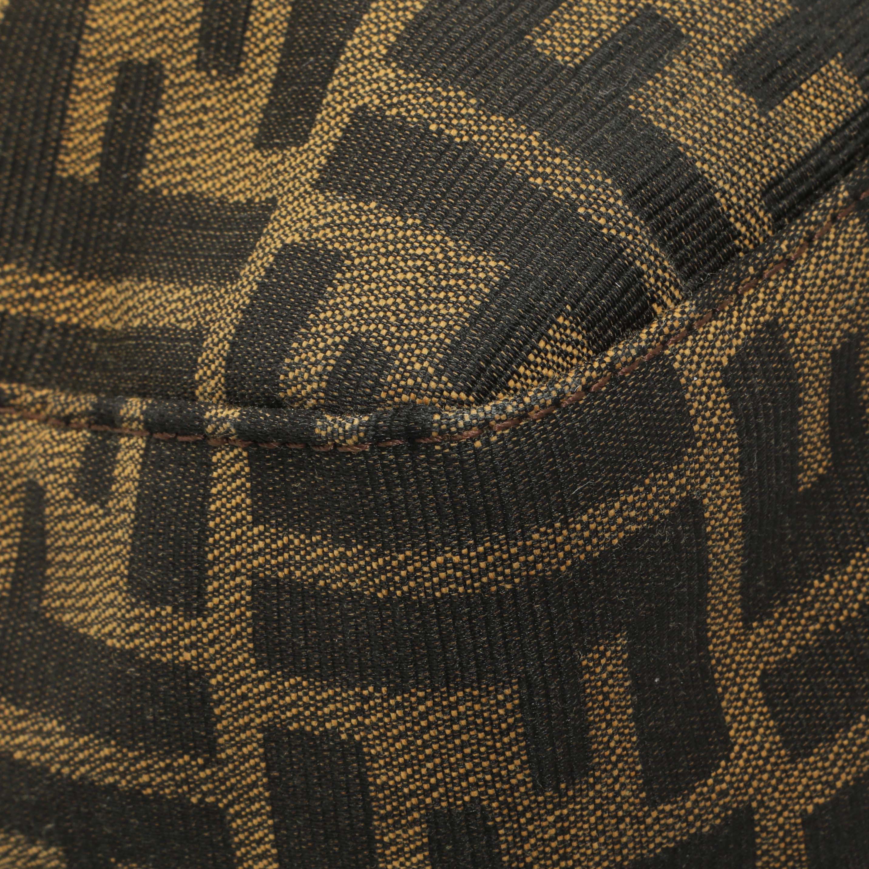 Fendi Zucca Mama Baguette Zip Shoulder Bag - Image 6
