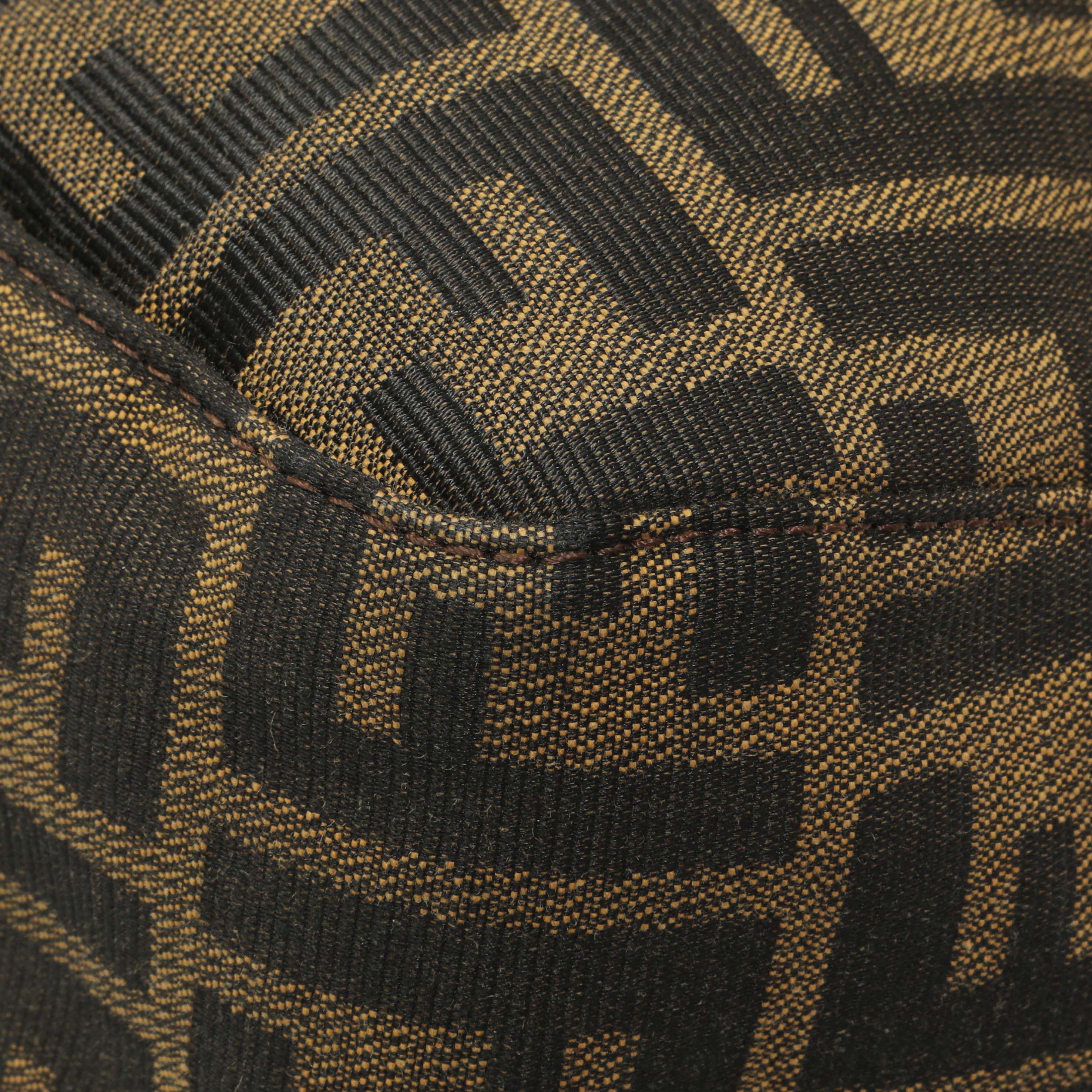 Fendi Zucca Mama Baguette Zip Shoulder Bag - Image 7