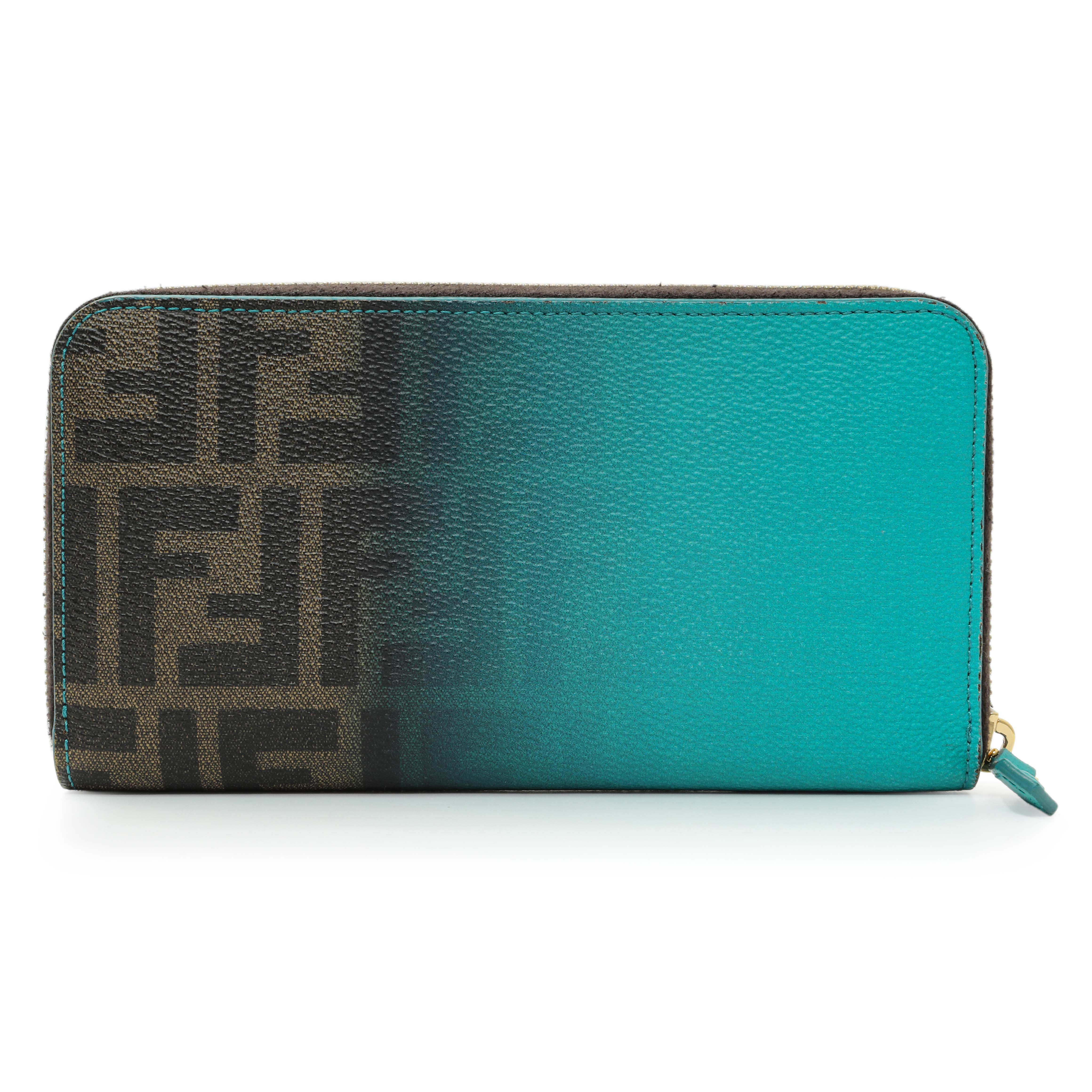 Fendi Zucca Zip Around Wallet - Image 2