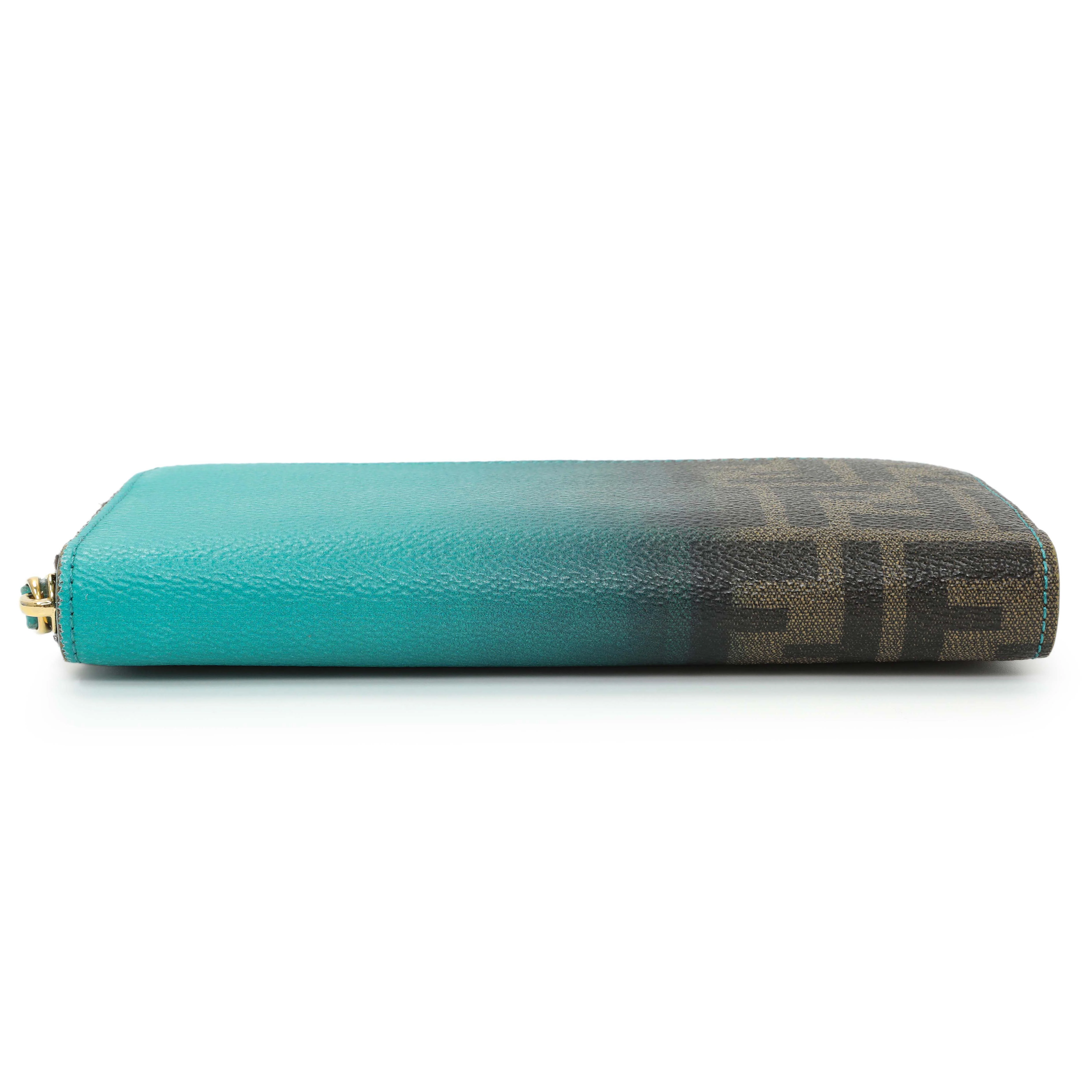 Fendi Zucca Zip Around Wallet - Image 3
