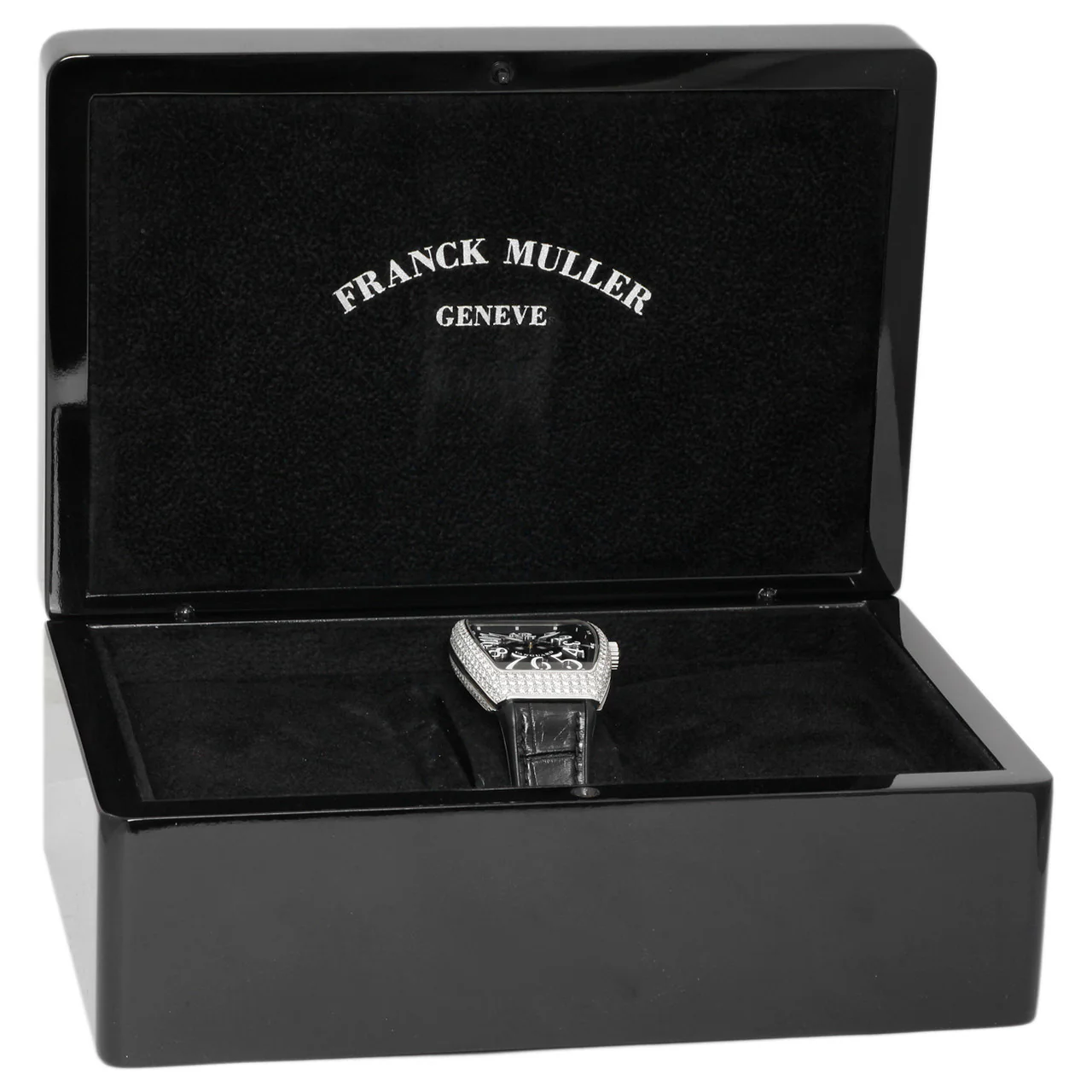 Franck Muller Stainless Steel & Diamond Vanguard Quartz Watch V32 QZ D - Image 3