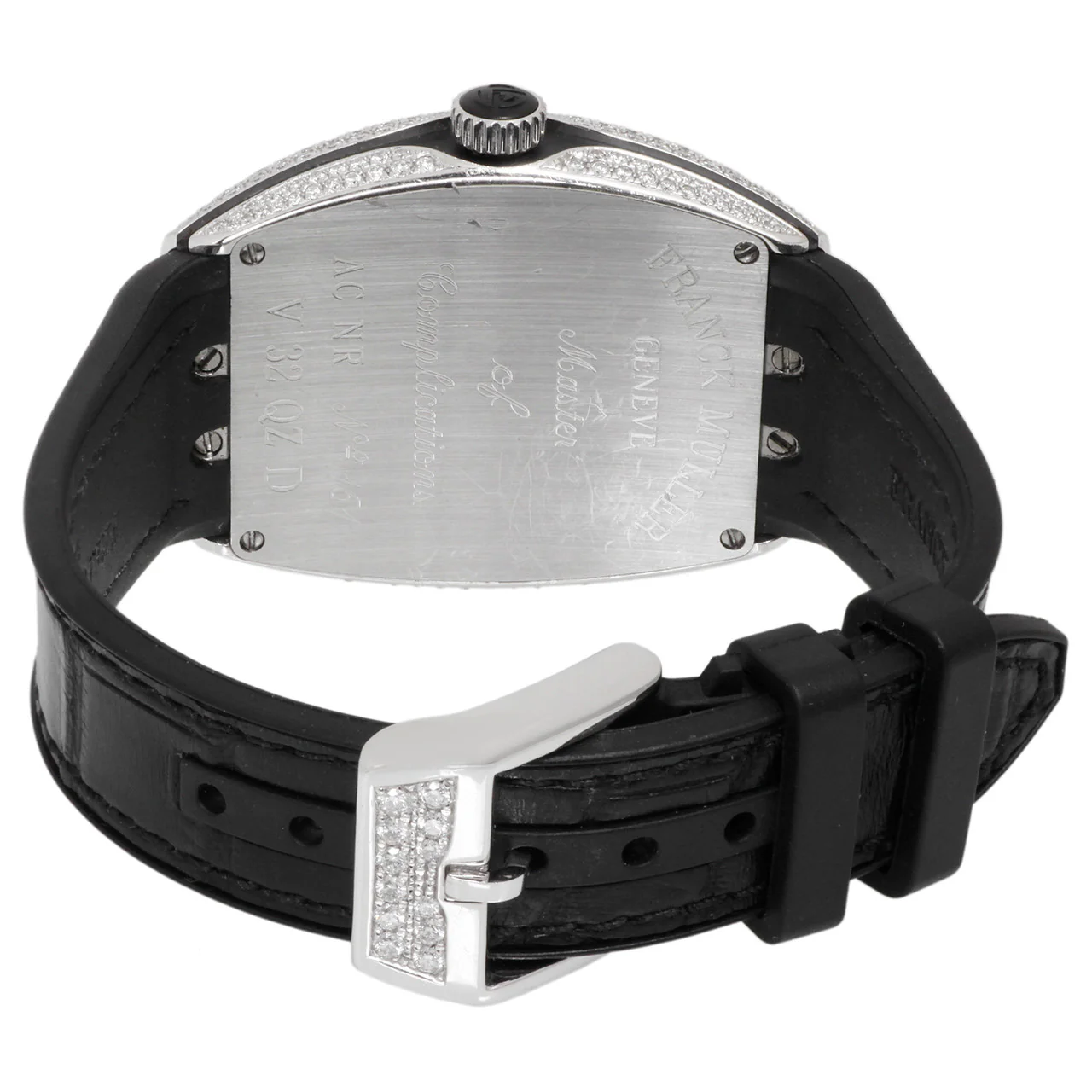 Franck Muller Stainless Steel & Diamond Vanguard Quartz Watch V32 QZ D - Image 6
