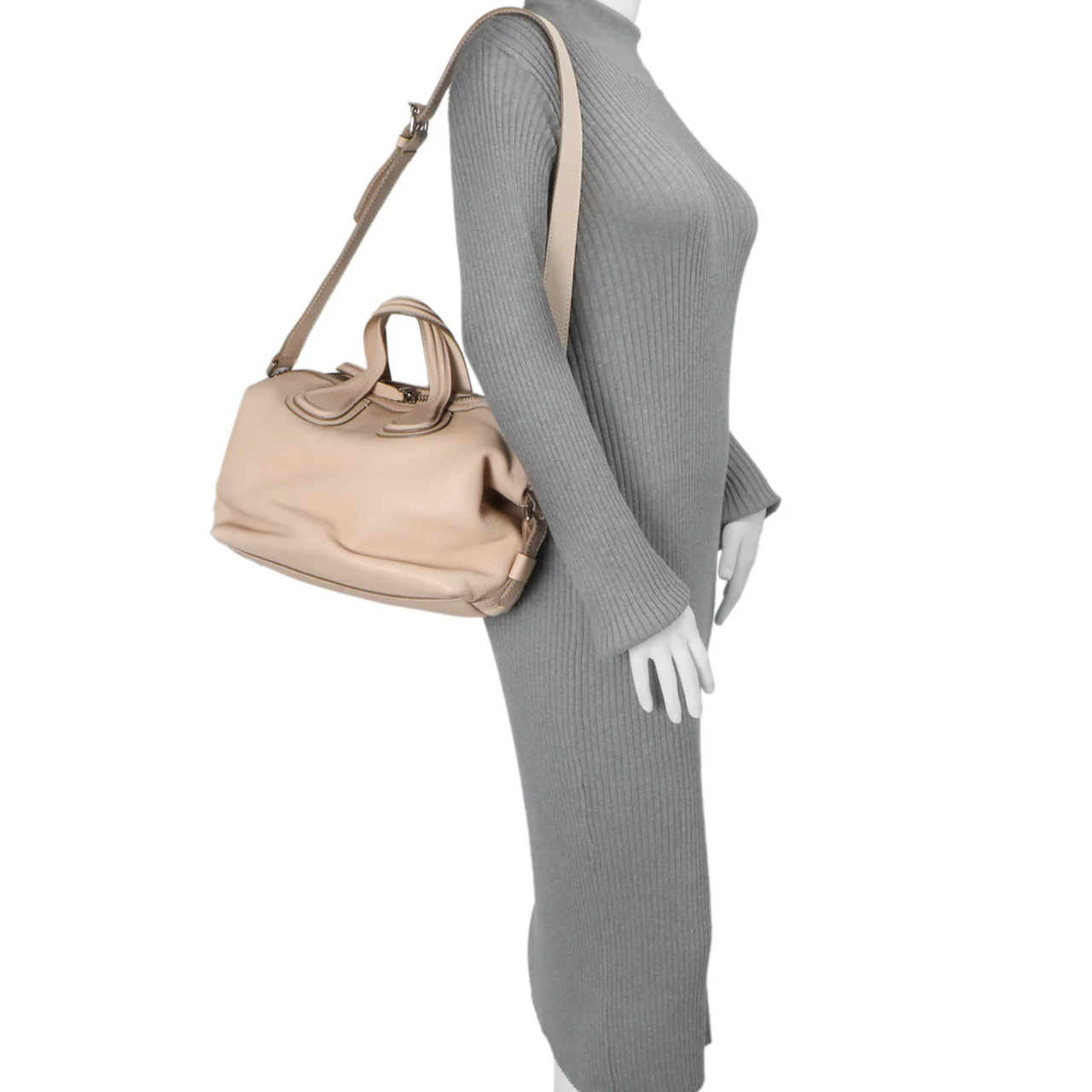 Givenchy Beige Calfskin Small Nightingale - Image 11