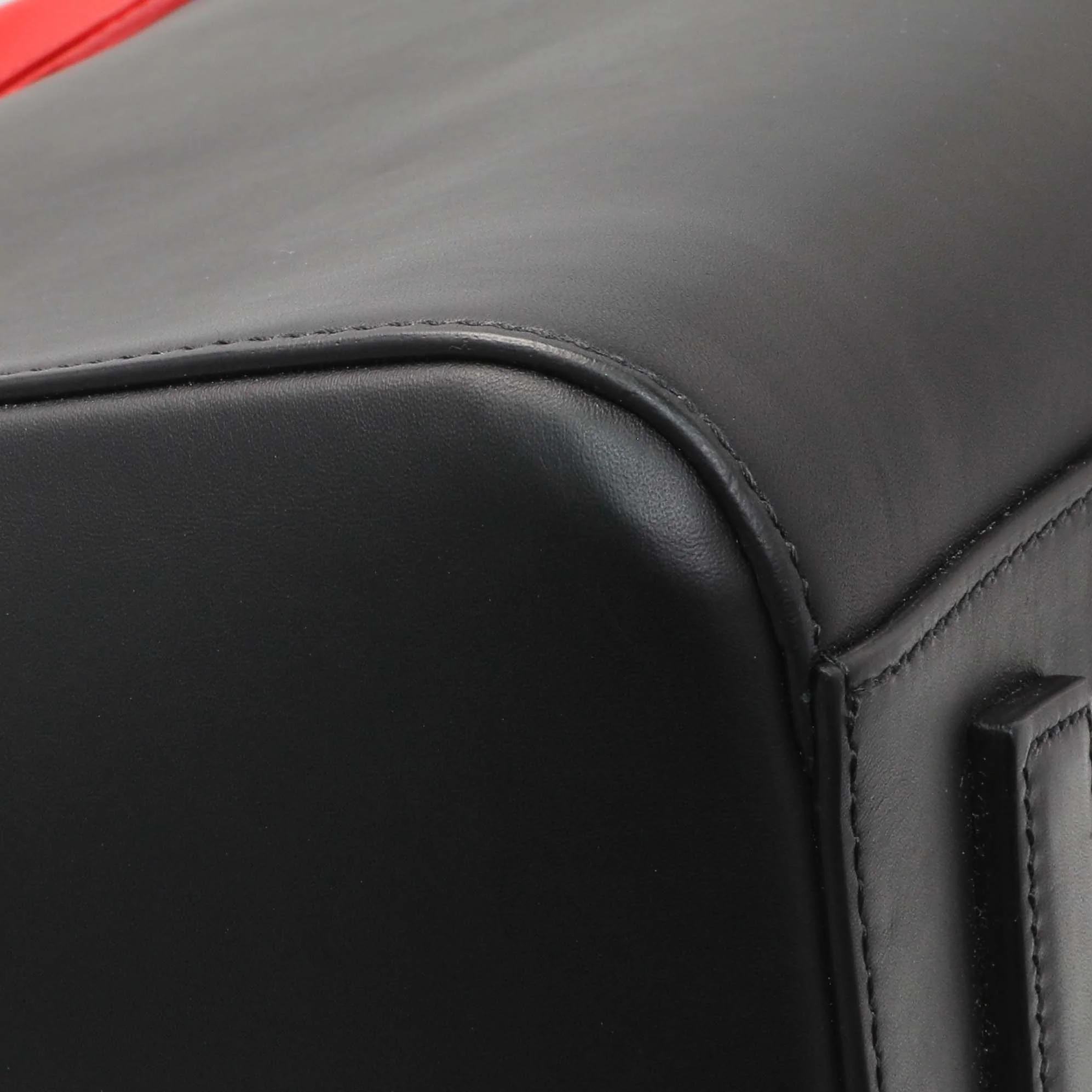 Givenchy Black Red Calfskin Medium Antigona Tote - Image 6