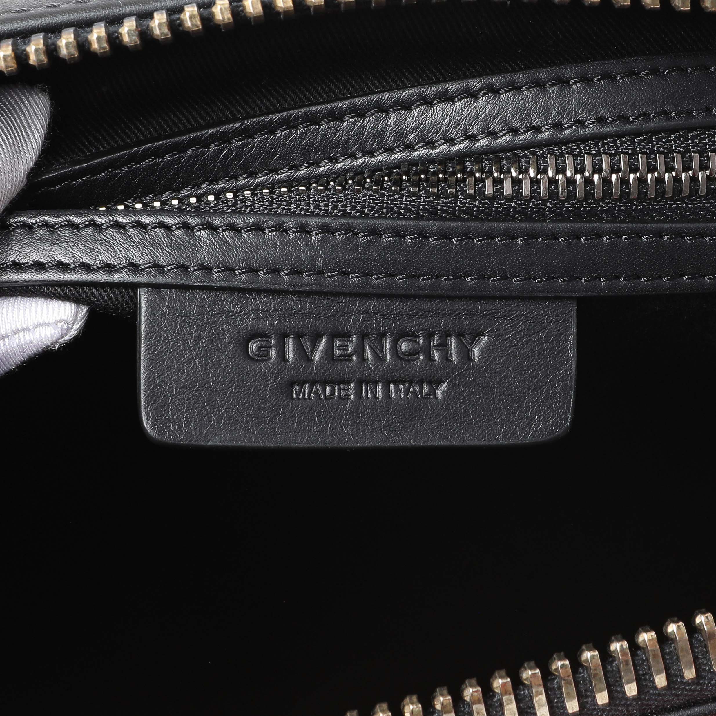 Givenchy Black Red Calfskin Medium Antigona Tote - Image 9