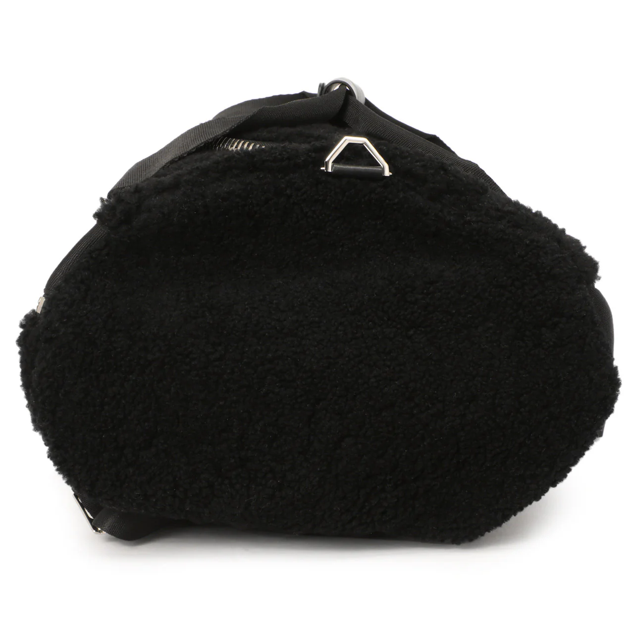 Givenchy Black Shearling Duffle Backpack - Image 4
