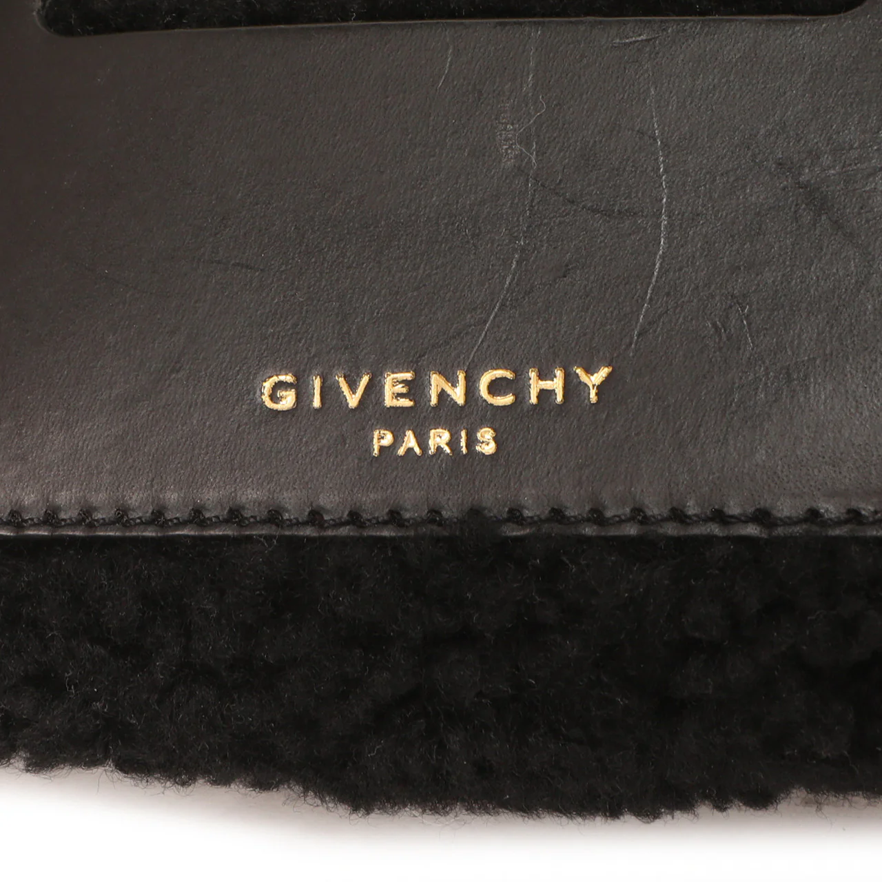 Givenchy Black Shearling Duffle Backpack - Image 6