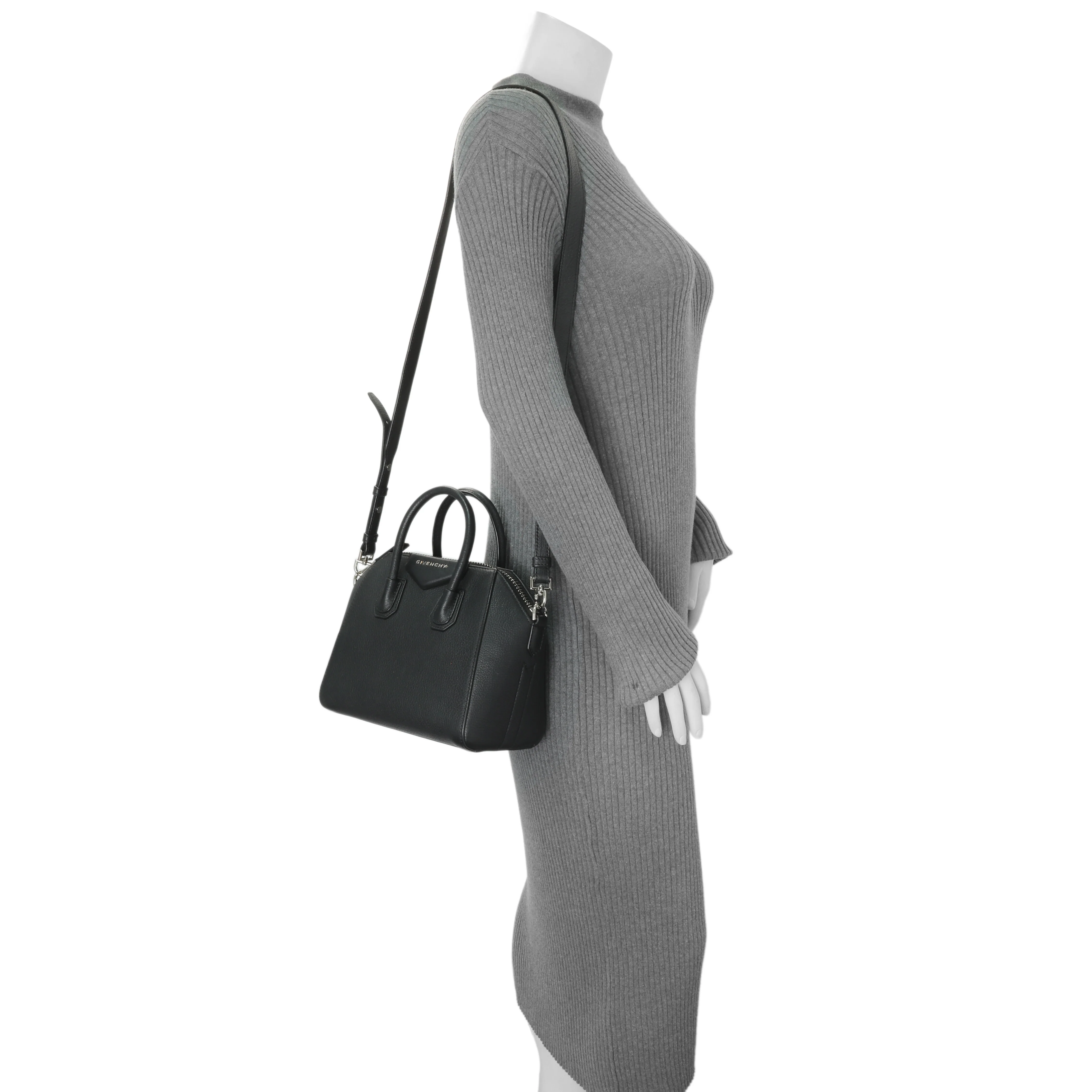Givenchy Black Sugar Goatskin Mini Antigona - Image 11