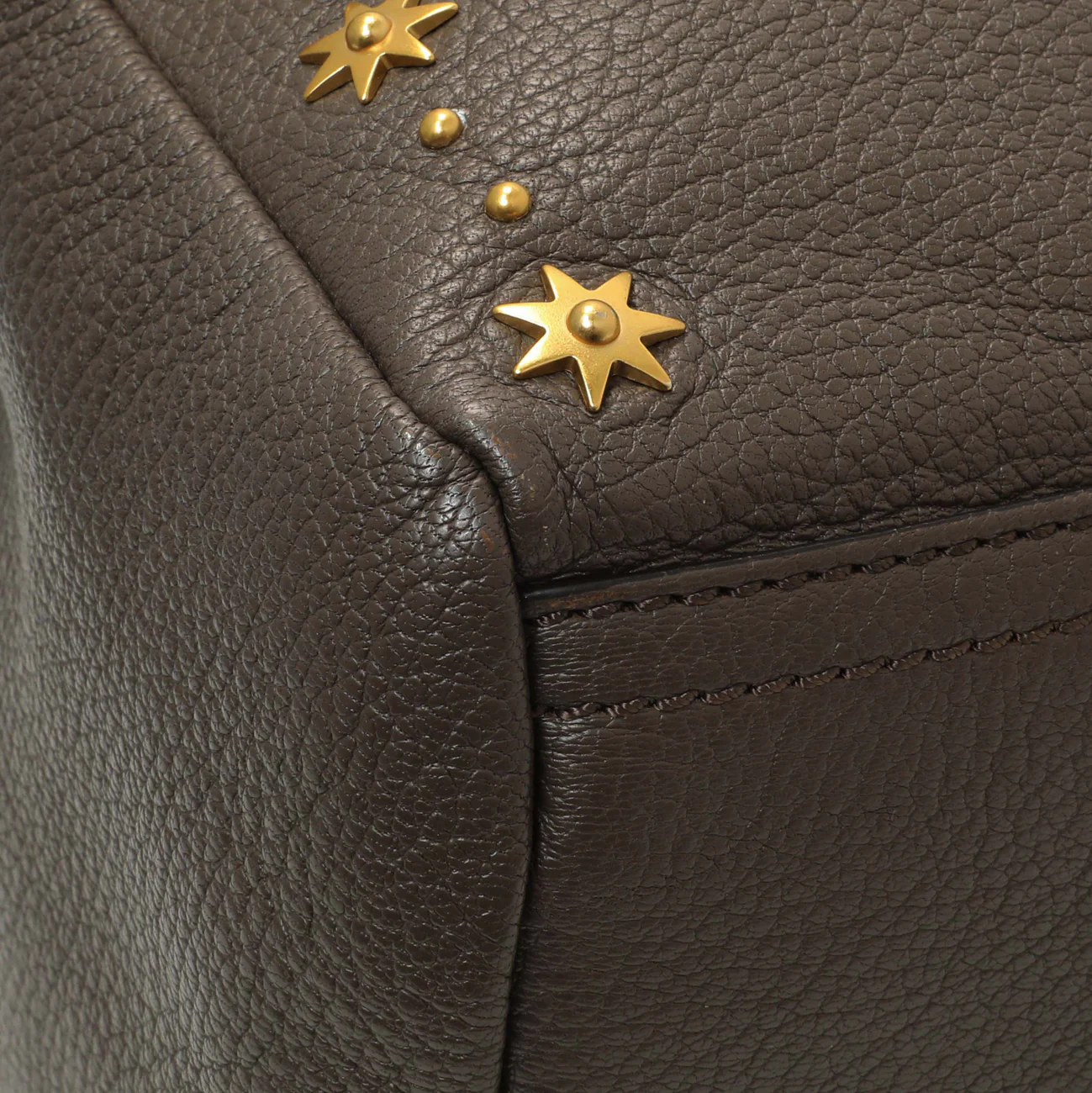 Givenchy Brown Sugar Goatskin Studded Midnight Stars Small Pandora - Image 4