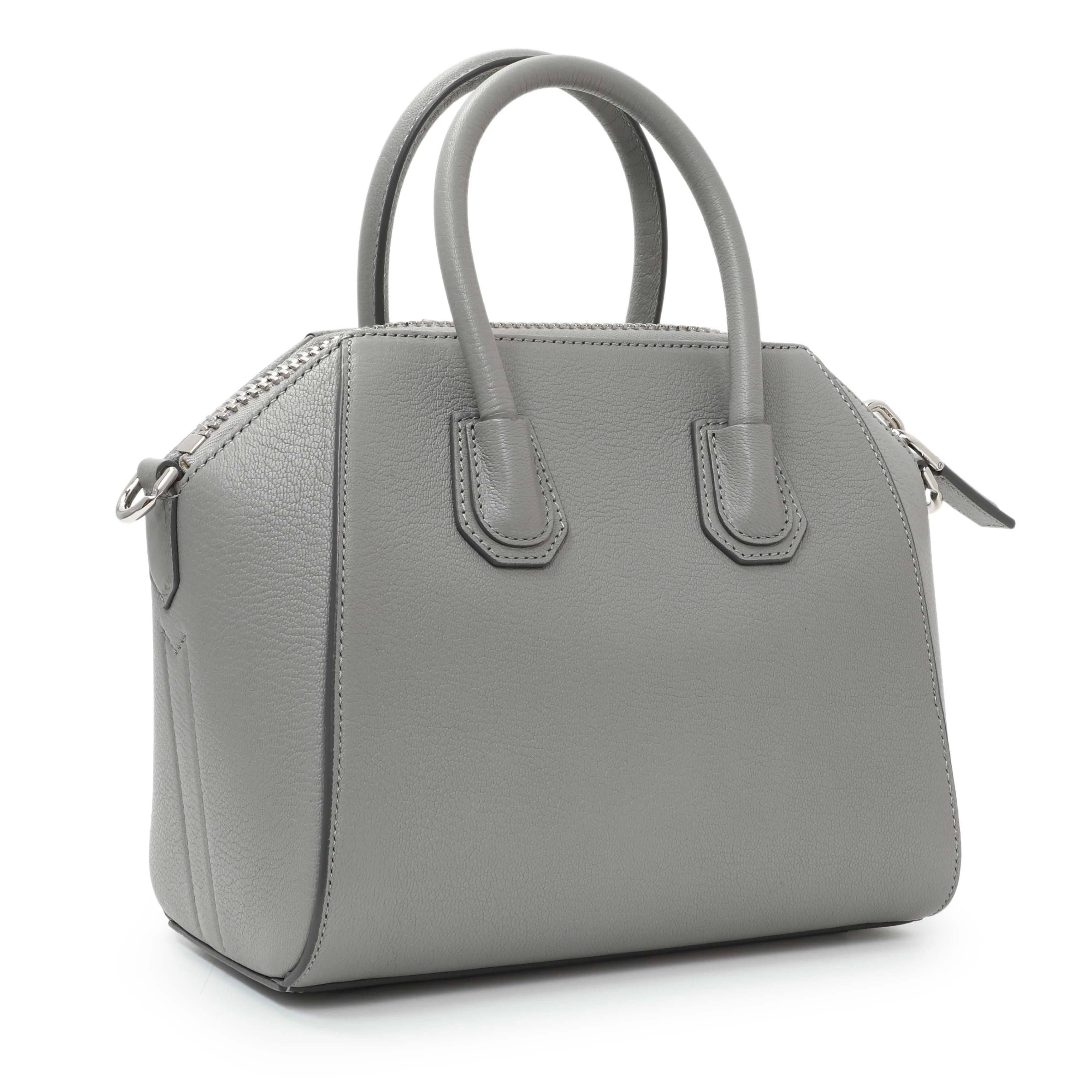 Givenchy Grey Sugar Goatskin Mini Antigona - Image 2