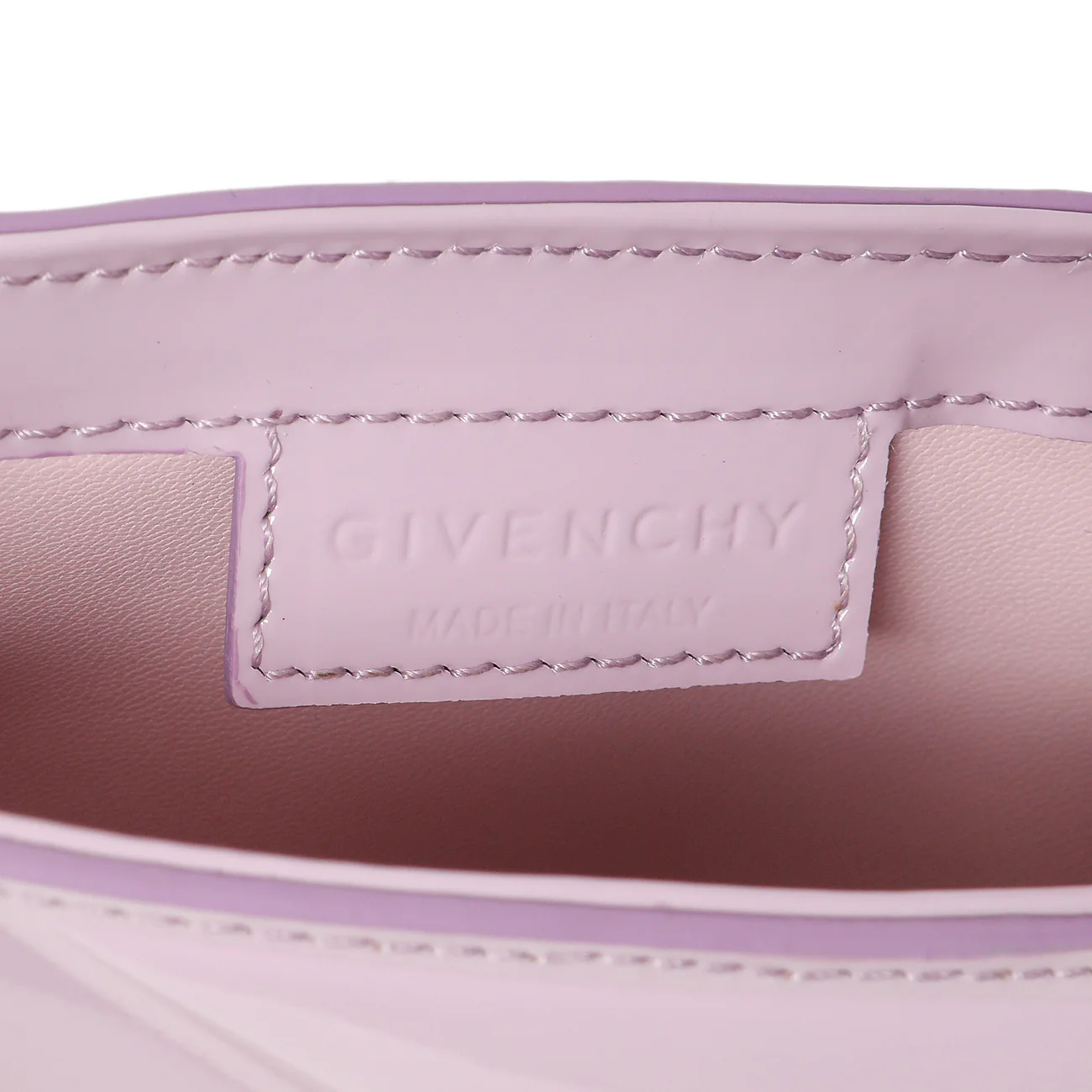 Givenchy Lilac Padded Patent Small Cut Out Shoulder Bag - Image 5