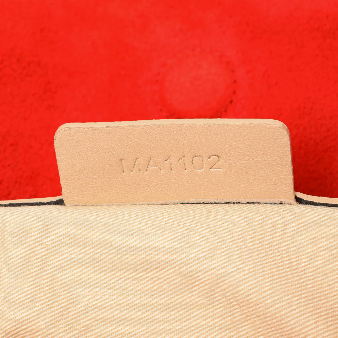 Givenchy Red Crocodile Embossed Calfskin North South Nightingale - Image 6