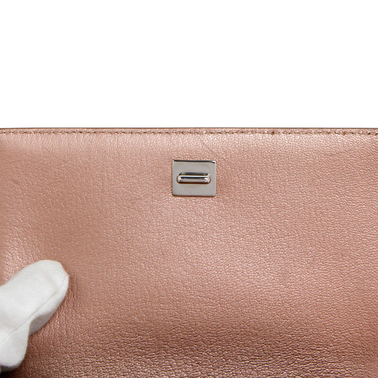 Givenchy Rose Gold Calfskin Mini Pandora Box Chain Crossbody - Image 14