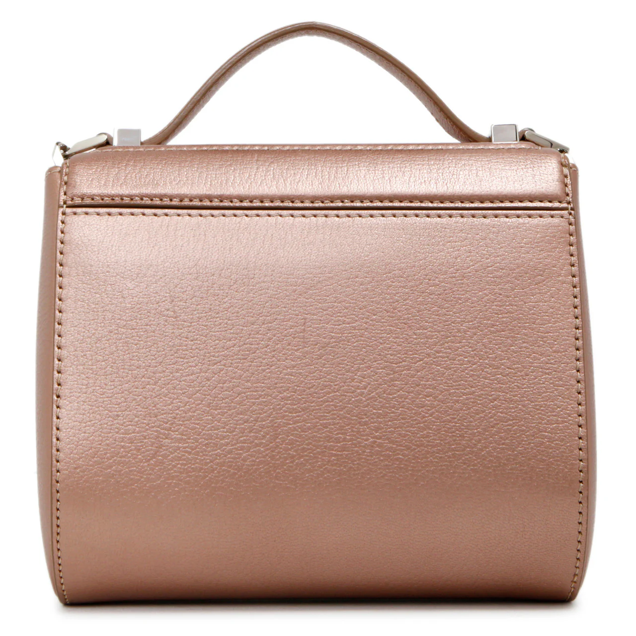 Givenchy Rose Gold Calfskin Mini Pandora Box Chain Crossbody - Image 3
