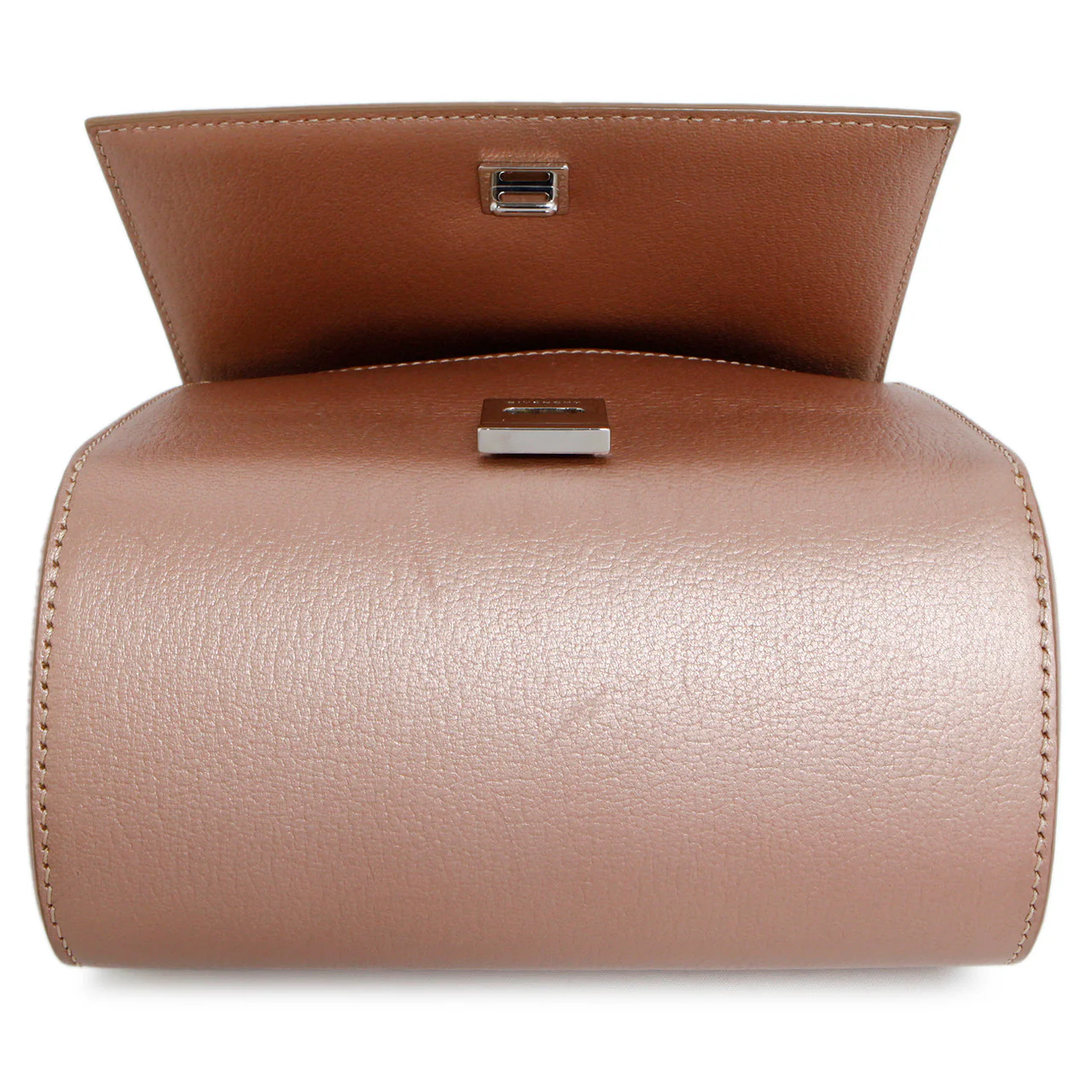 Givenchy Rose Gold Calfskin Mini Pandora Box Chain Crossbody - Image 9