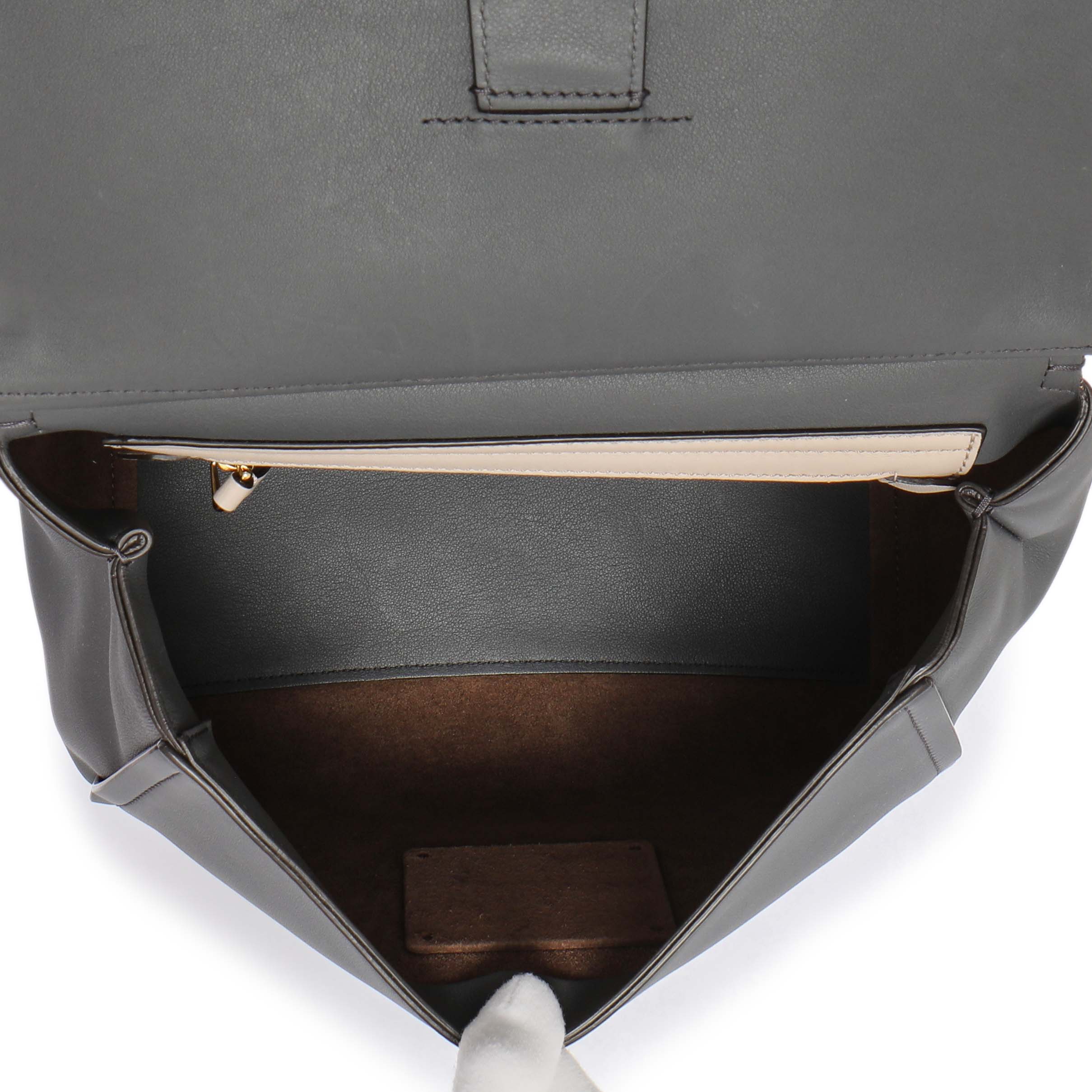 Givenchy Storm Grey Calfskin Small Mystic Shoulder Bag - Image 4