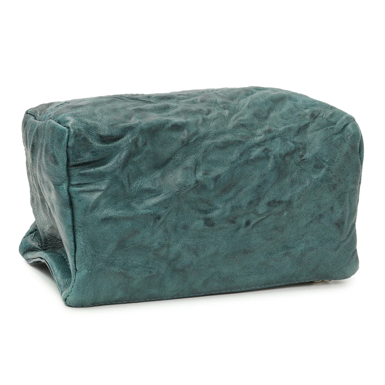 Givenchy Teal Tumbled Sheepskin Pandora Wristlet Clutch - Image 3