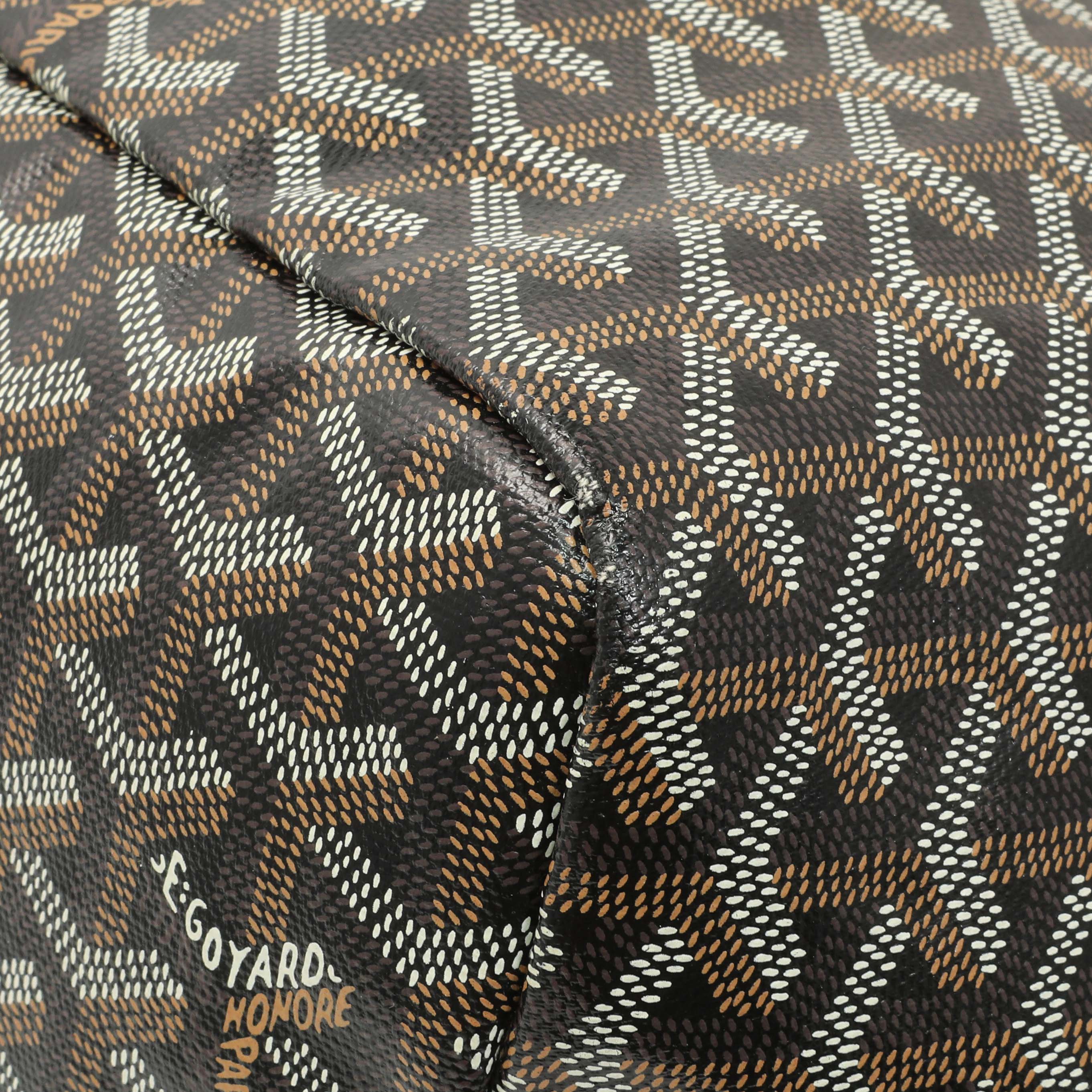 Goyard Black Gold Goyardine Saint Louis GM - Image 7