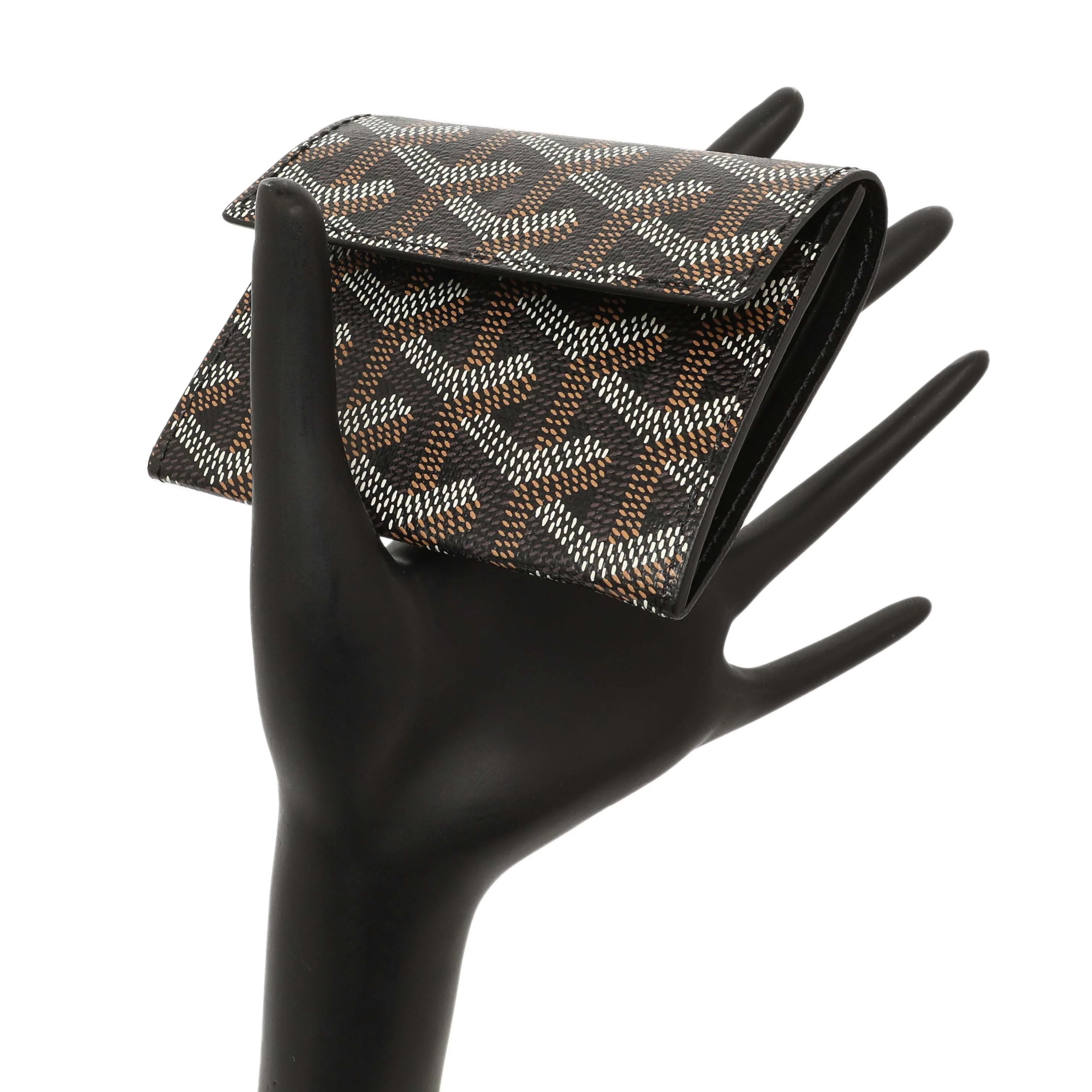 Goyard Black Goyardine Marigny Coin Purse Wallet - Image 4