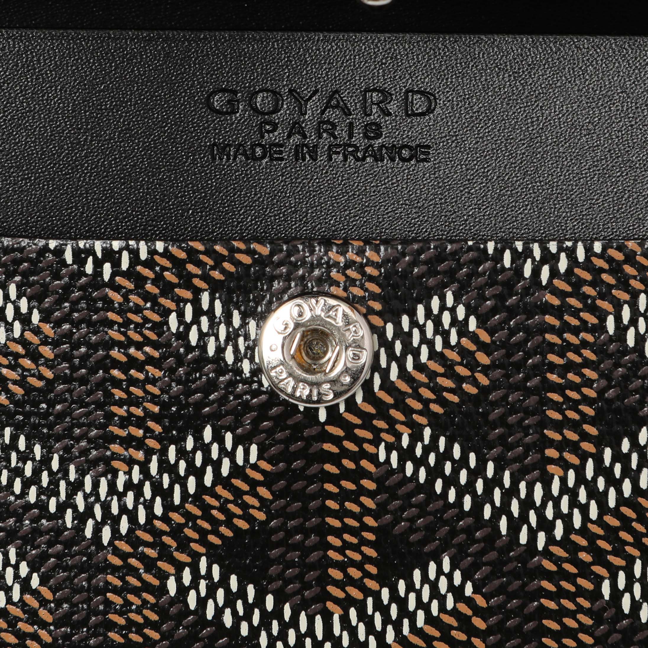 Goyard Black Goyardine Marigny Coin Purse Wallet - Image 6